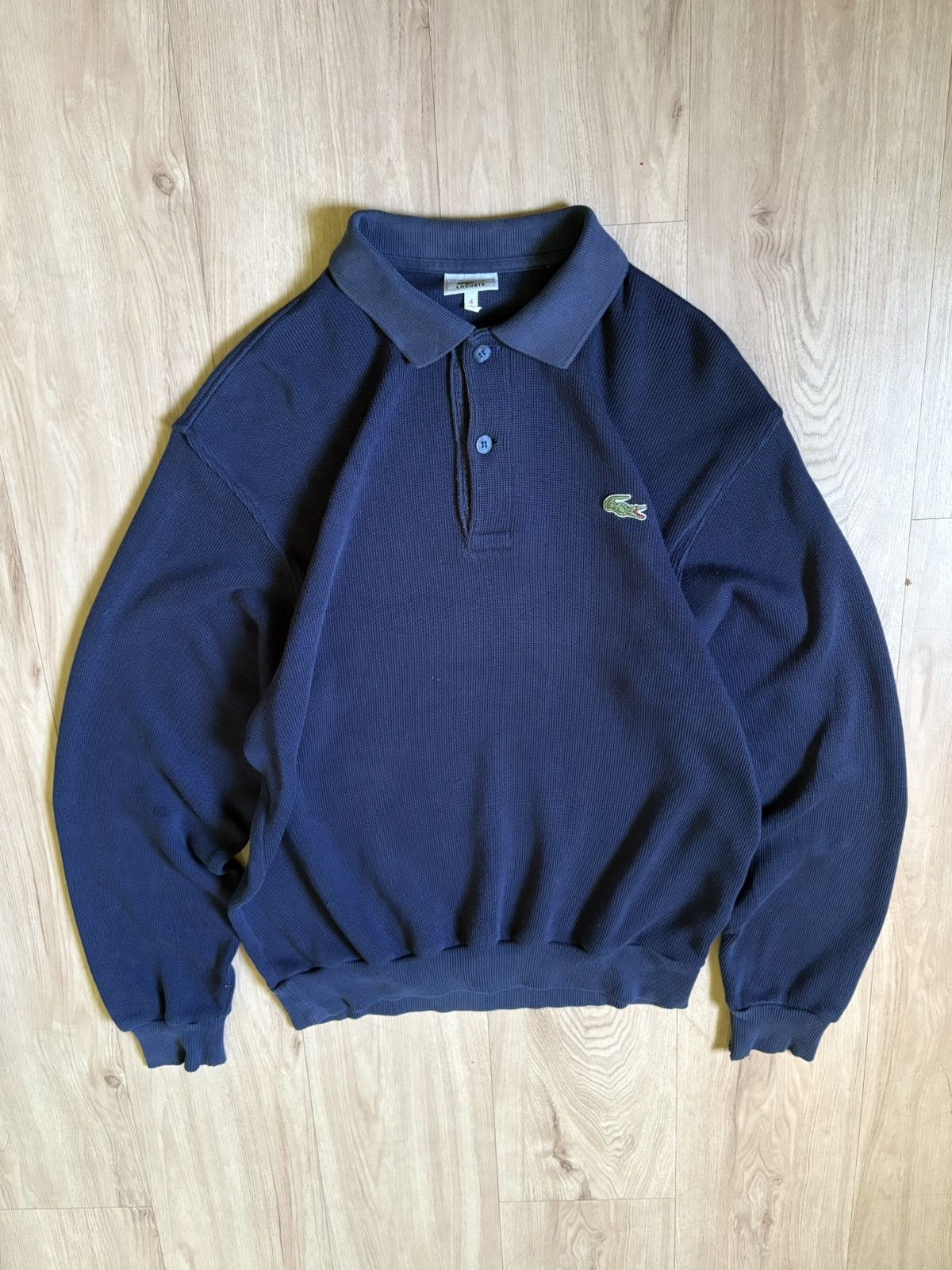 Vintage Lacoste Button-up Sweatshirts