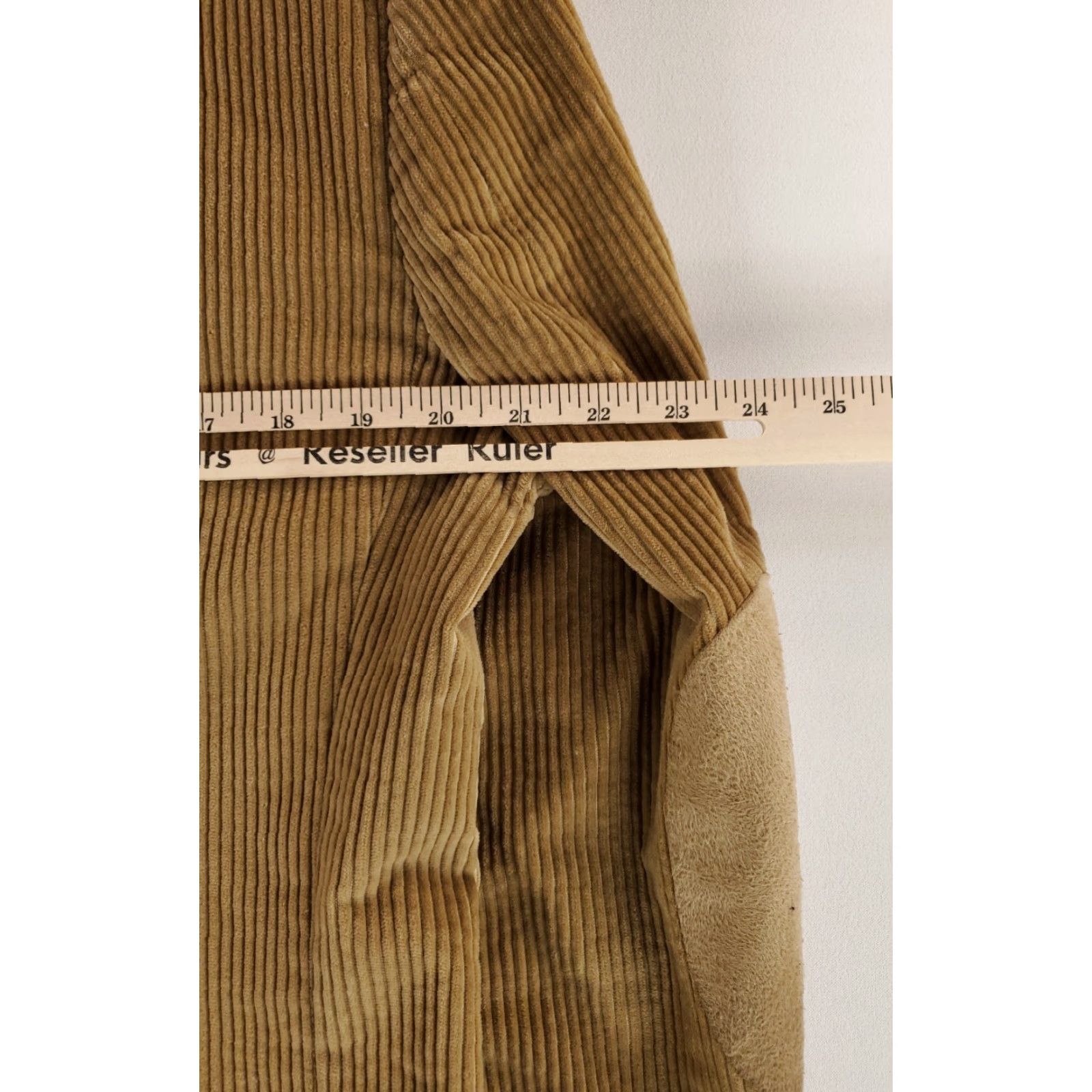 Lands' End Lands' End VTG Corduroy Blazer Jacket Sportscoat Suede Elbows Brown Mens L R 41 Brown Size 42R - 7 Thumbnail