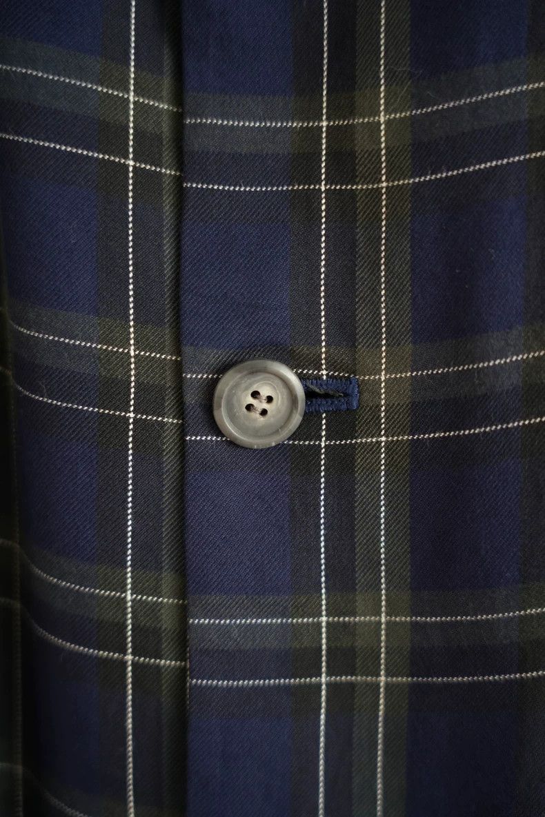 Yohji Yamamoto Yohji Yamamoto Yohji Yamamoto 90s Blue Green Plaid Jacket Size US M / EU 48-50 / 2 - 6 Thumbnail