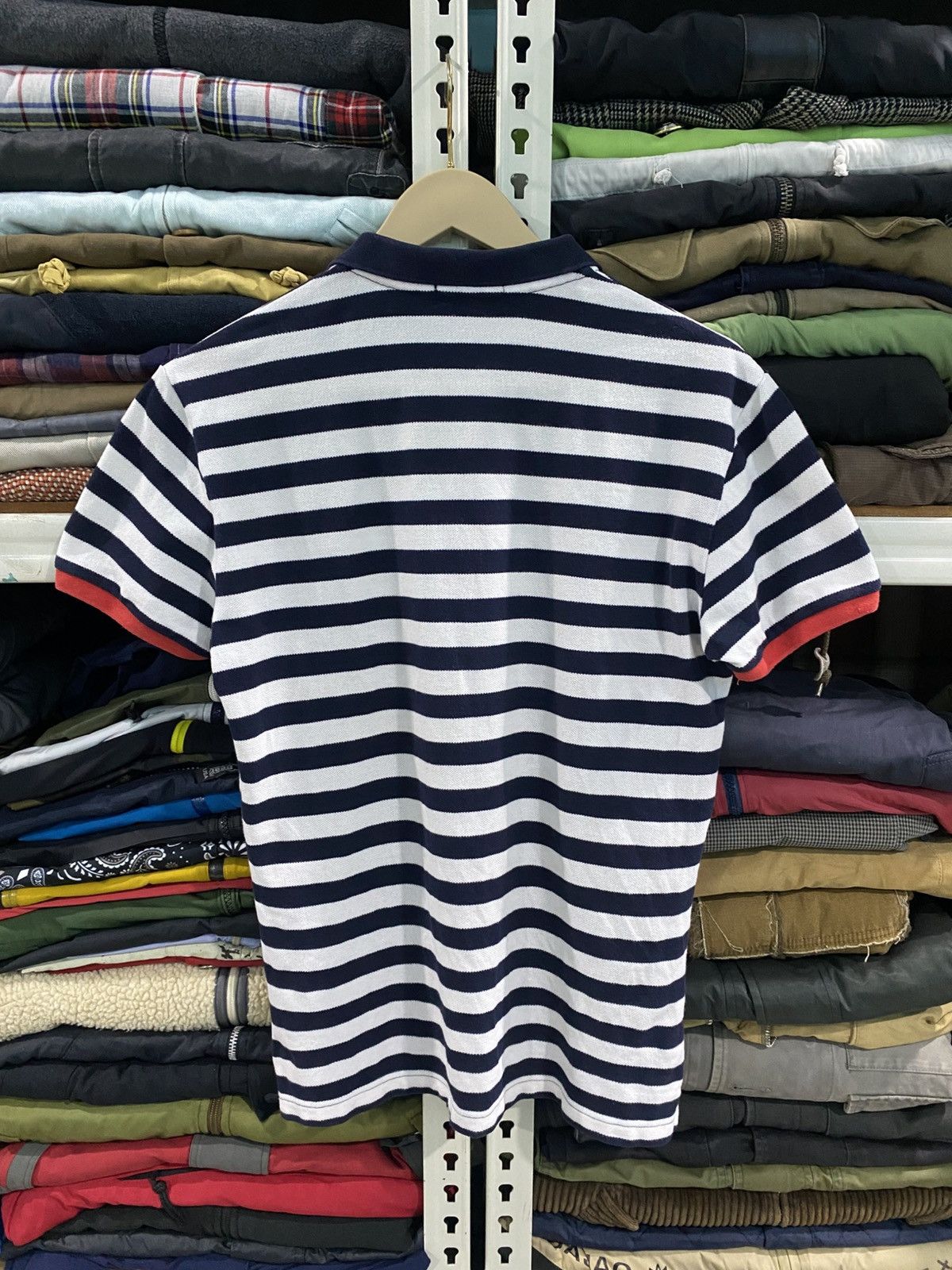 Burberry Burberry Black Label Polo Stripe T-shirt Size US S / EU 44-46 / 1 - 2 Thumbnail