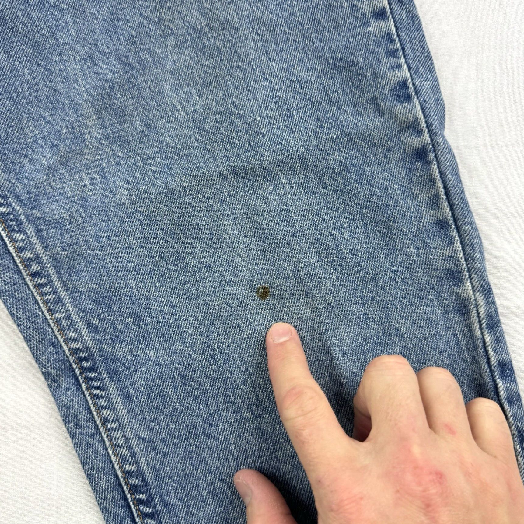Gap VINTAGE Gap Jeans Womens Size 12 Ankle Fit High Waist Blue Classic Style 90s Casual Cold Weather Size 34" / US 12 / IT 48 - 2 Thumbnail