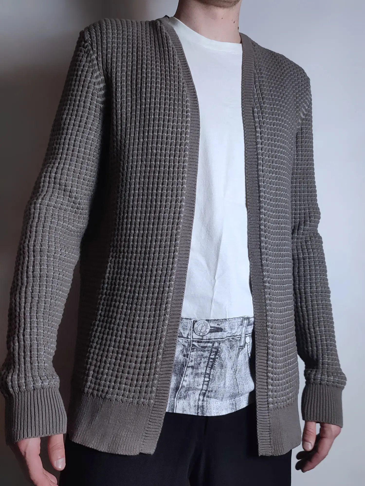 Allsaints Allsaints Open Waffle Heavy Cardigan Size US L / EU 52-54 / 3 - 1 Thumbnail