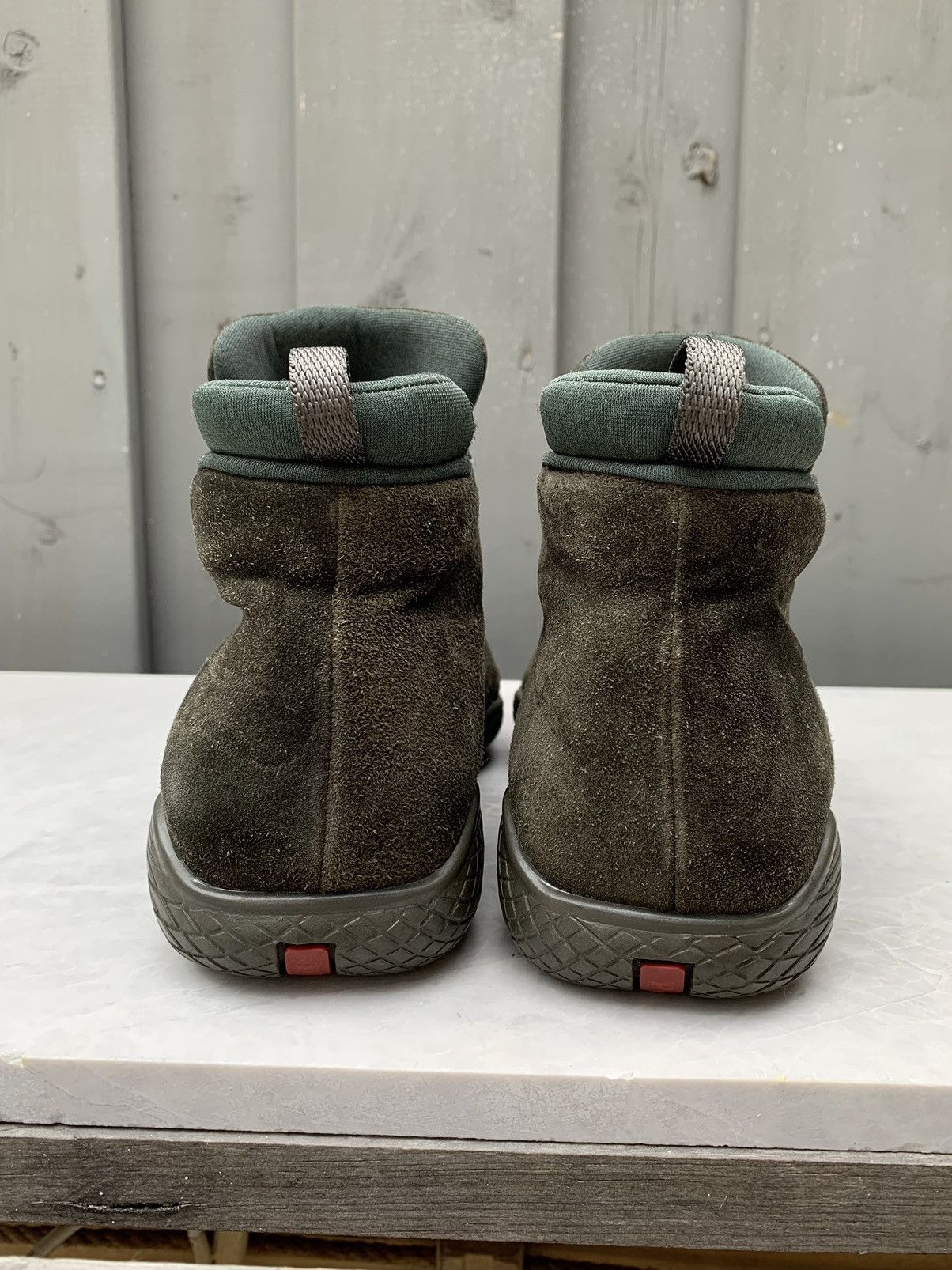 Prada × Vintage Vintage Prada Sport Boots F/W 1999 0773 Suede Hiking 2000s Size US 7.5 / IT 37.5 - 13 Thumbnail