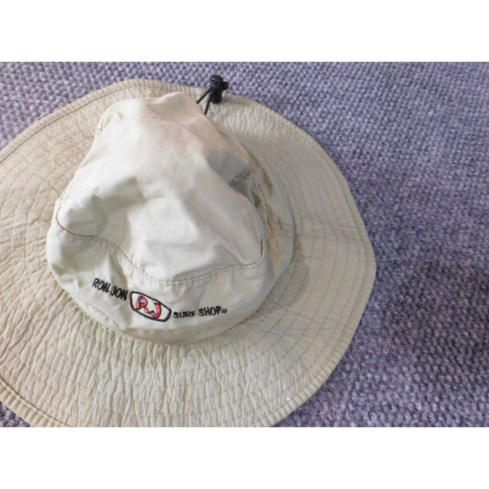 Ron Jon Surf Shop Ron Jon Surf Shop Hat Bucket Beige Medium Mens Classic M Beige Nylon Canvas Casual Lightweight Cap Cap Hat Men Classic Bucket Hat Size ONE SIZE - 5 Thumbnail
