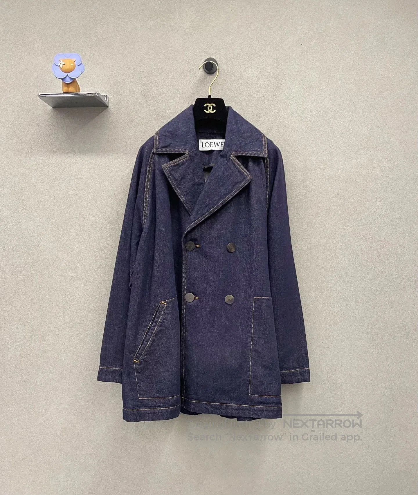 Loewe Loewe Navy Blue Denim Jacket. Size US L / EU 52-54 / 3 - 1 Thumbnail