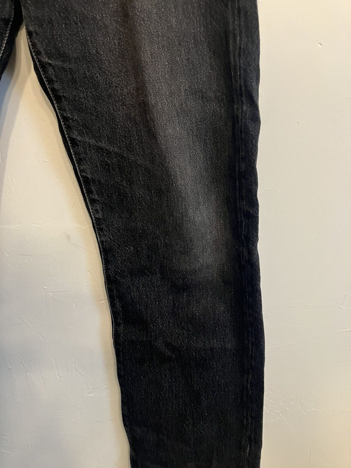 Acne Studios Acne Studios 1996 Vintage Black Regular Fit Jeans (SS22) Size US 34 / EU 50 - 4 Thumbnail