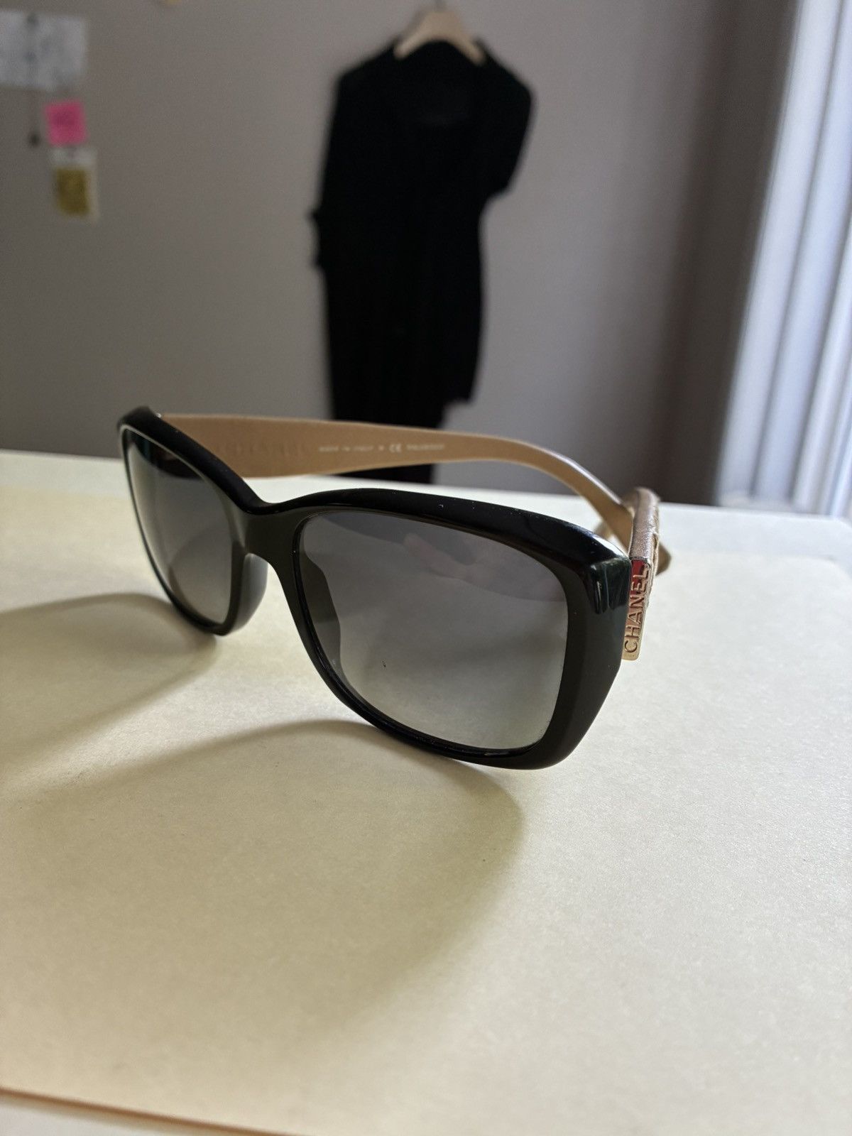 Chanel CHANEL 5201Q Oversize Quilted Leather Sunglasses Size ONE SIZE - 19 Thumbnail