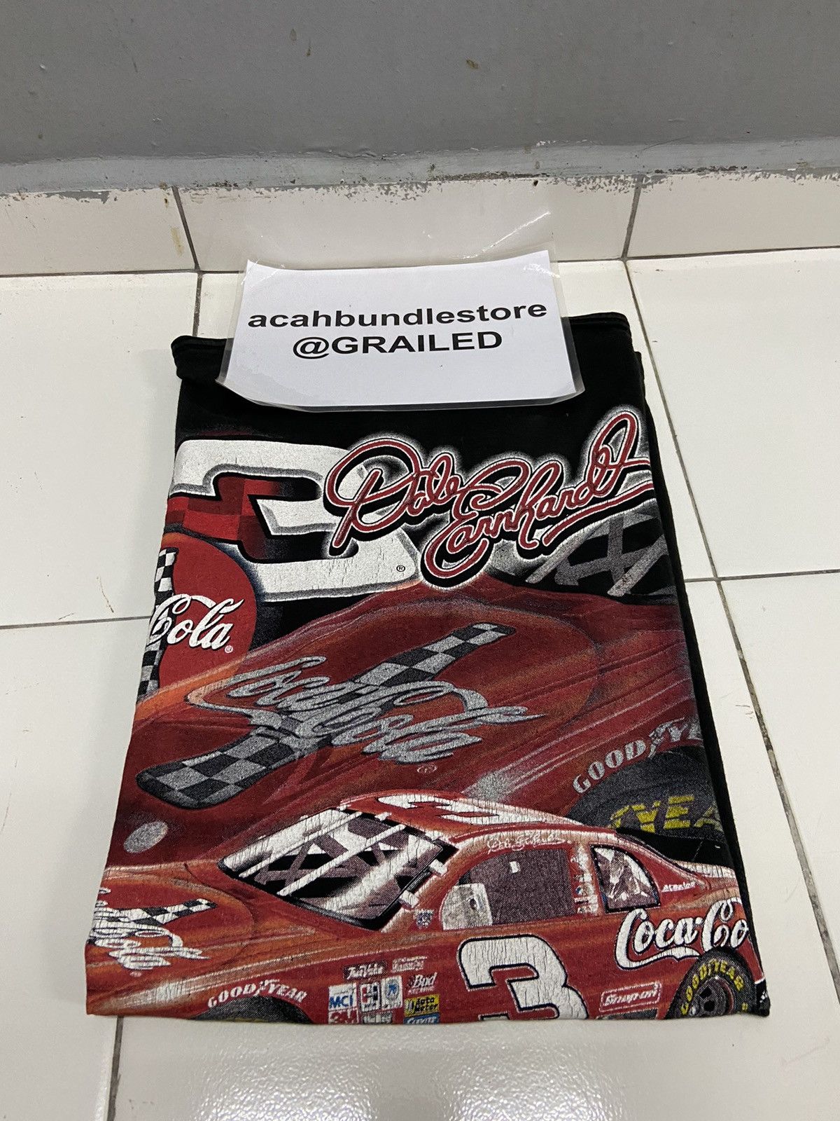 NASCAR VINTAGE DALE EARNHARDT #3 1998 JAPAN COCA-COLA TEE SHIRT Size US L / EU 52-54 / 3 - 17 Thumbnail
