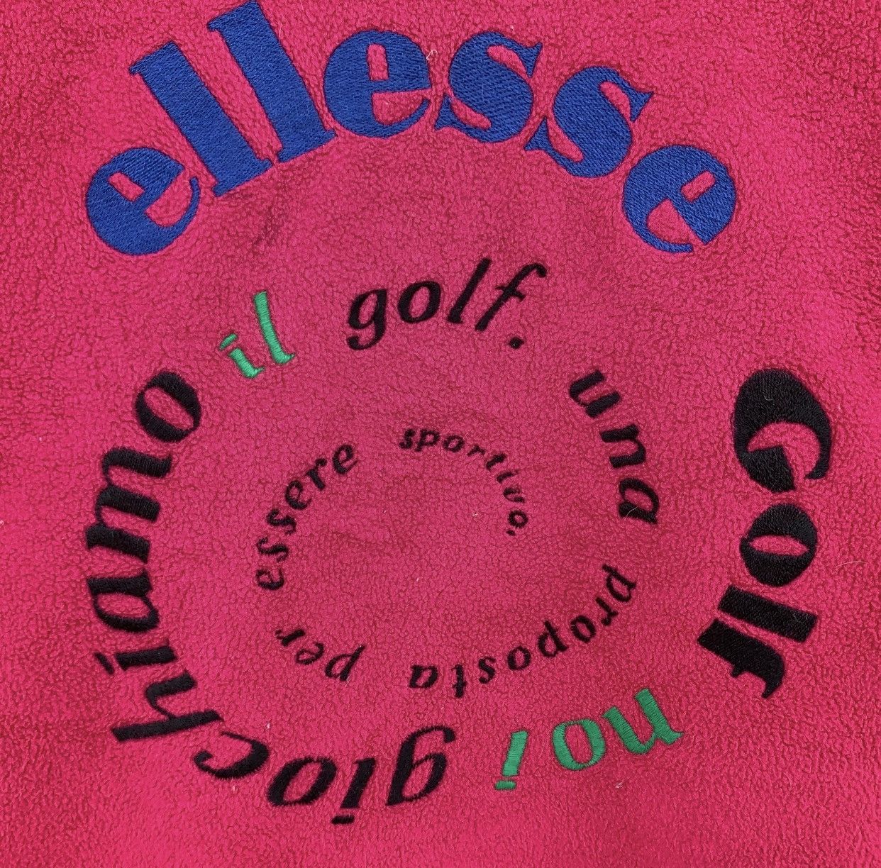 Ellesse × Polartec Vintage 90s Ellesse Golf Polartec Fleece Sweatshirt Size L / US 10 / IT 46 - 5 Thumbnail