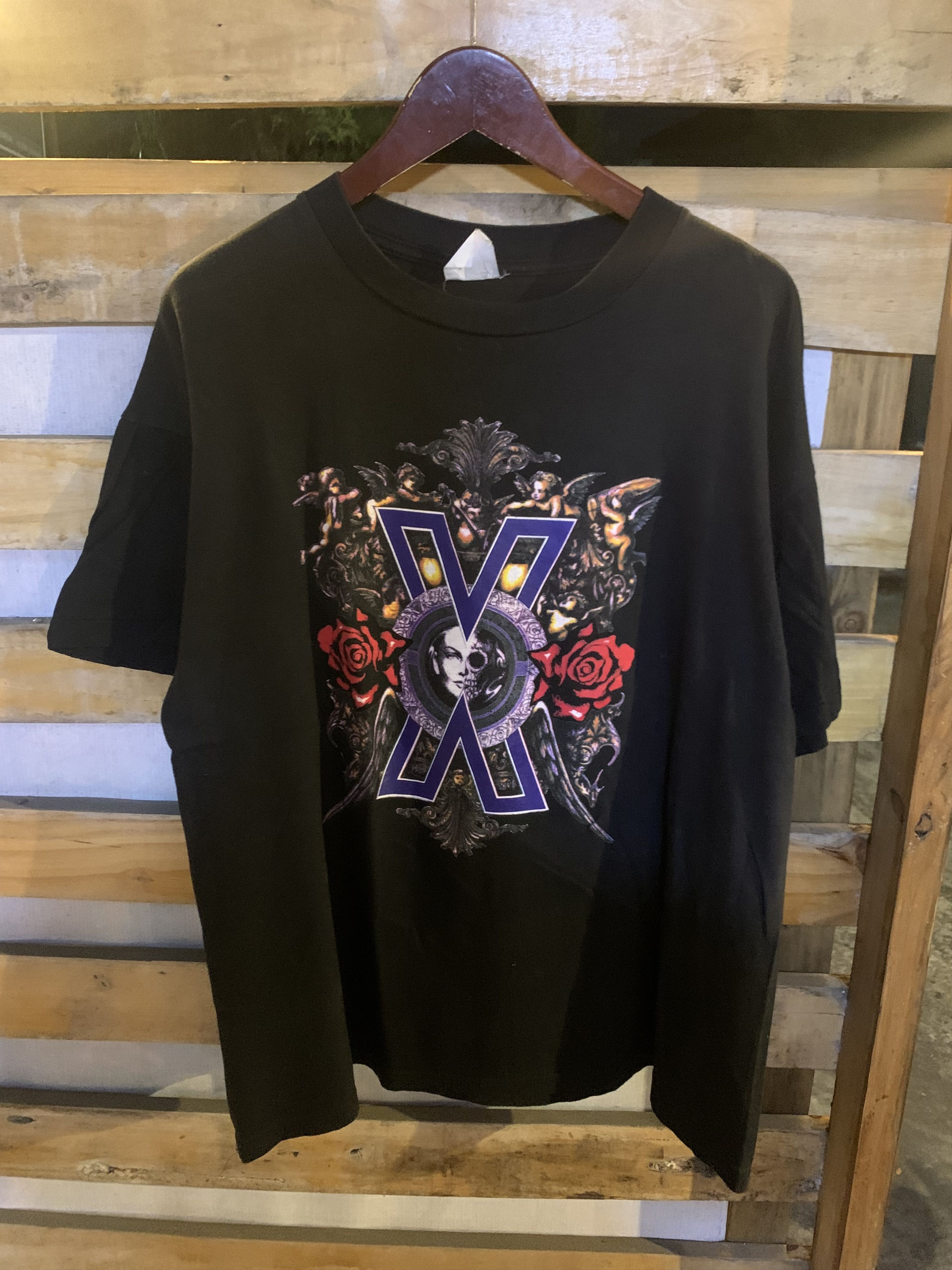 Band Tees X Japan Vintage Staff Tee 1991 Violence In Jealousy Tour Size US L / EU 52-54 / 3 - 1 Thumbnail
