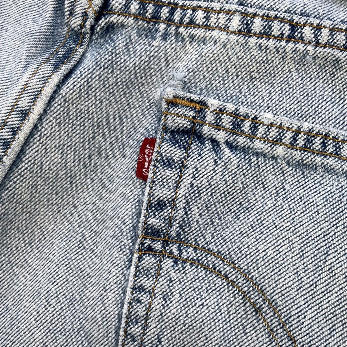 Levi's × Vintage Vintage 90s Levi’s Made In USA 505 Denim Jean Shorts Size US 34 / EU 50 - 9 Thumbnail