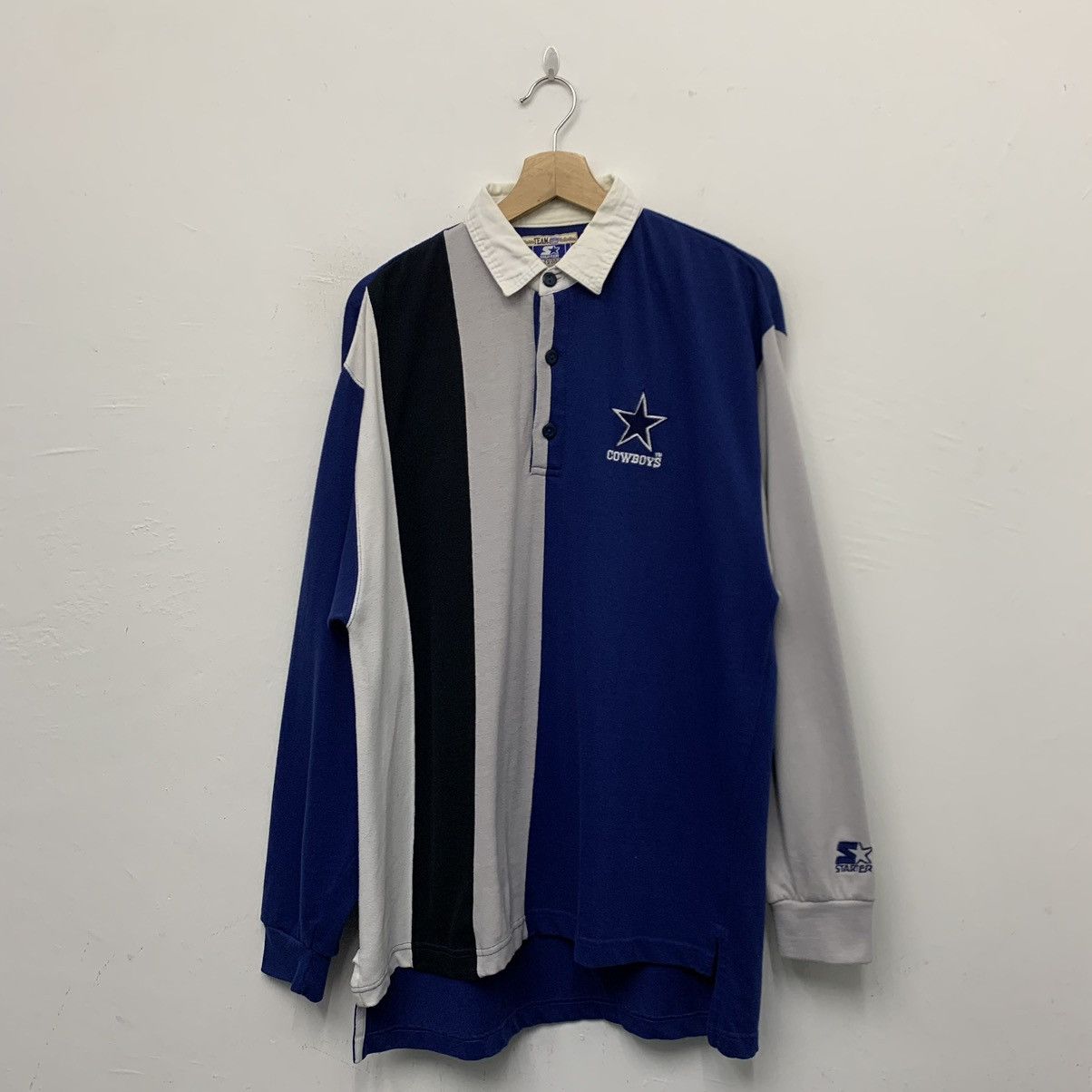 Vintage Dallas Cowboys Rugby Style Polo Shirt