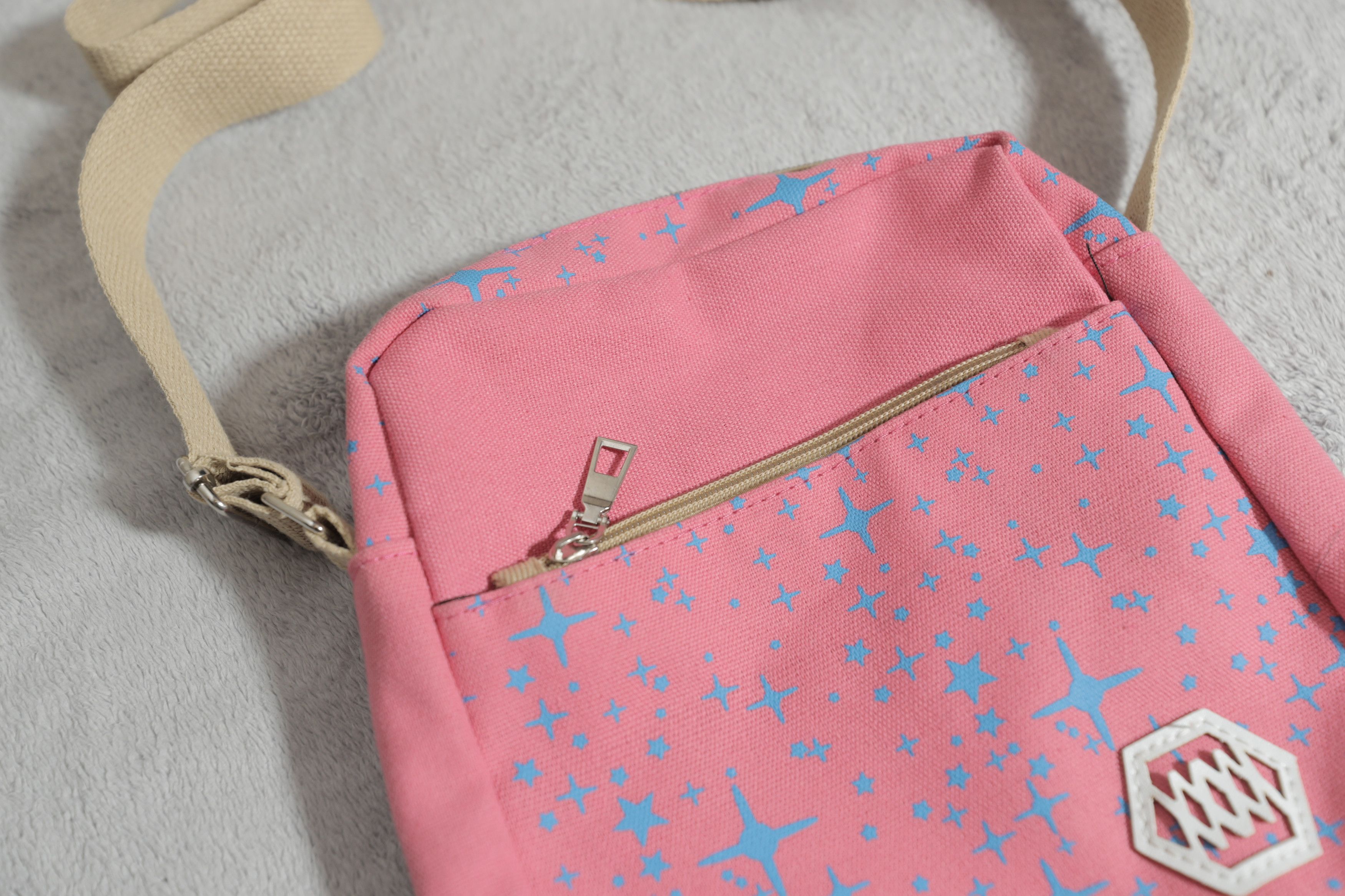 Other Pink Stars Cross Body Bag Size ONE SIZE - 7 Thumbnail