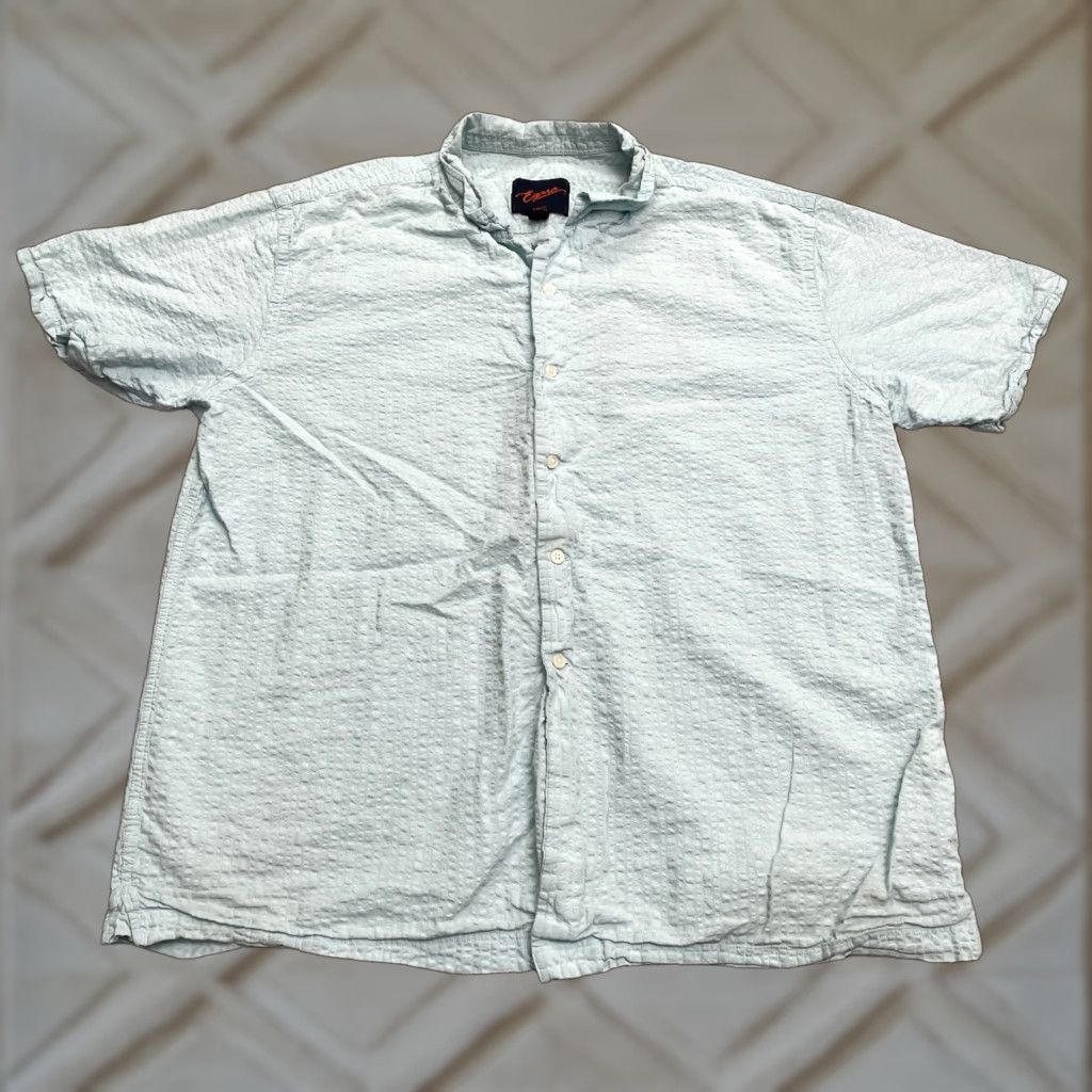 Egara Egara Slim Fit Button Down Shirt Mens XL Light Green Summer Casual Outdoor Size US XL / EU 56 / 4 - 1 Thumbnail