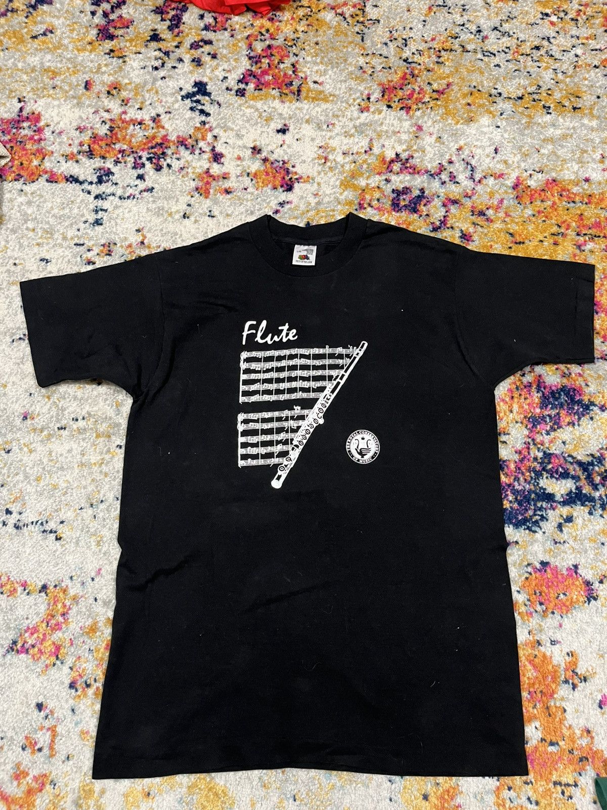 Vintage Vintage Flute Shirt Large Size US L / EU 52-54 / 3 - 2 Thumbnail