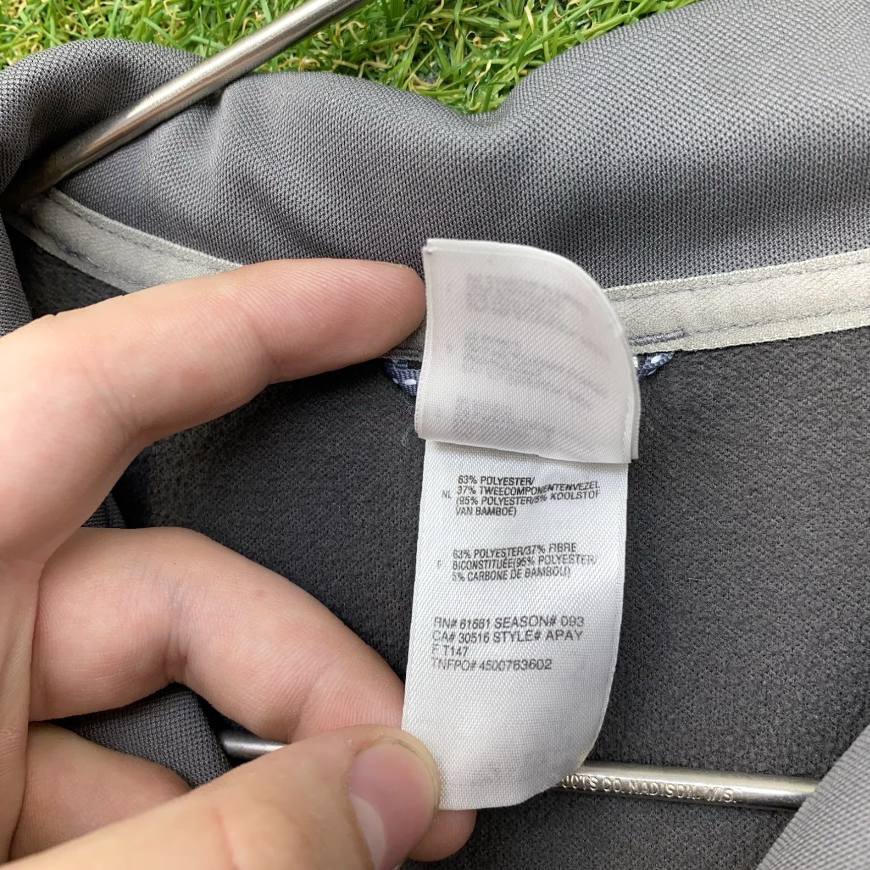 The North Face The North Face Jacket Mens S Gray 1/4 Zip Stretch Fleece Outdoor Hiking Size US S / EU 44-46 / 1 - 4 Thumbnail