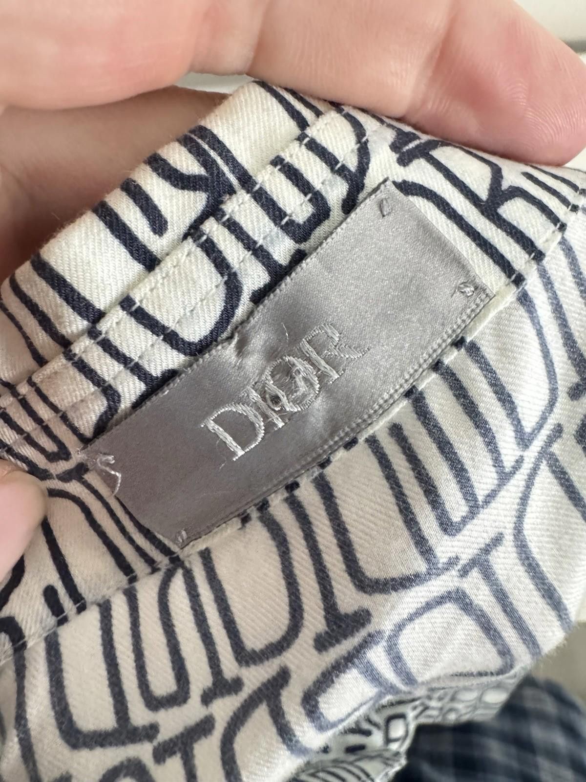 Dior Dior World Logo Print Shirt SZ 39 – Made in Italy Size 38R - 4 Thumbnail