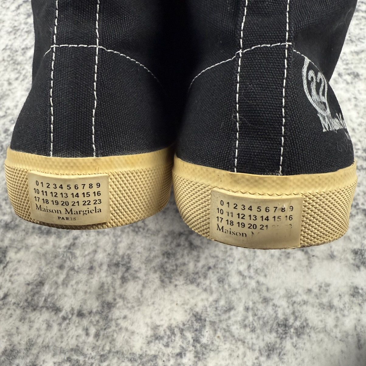 Maison Margiela Maison Margiela Vandal Tabi High Top Canvas Sneakers Size US 9 / EU 42 - 8 Thumbnail