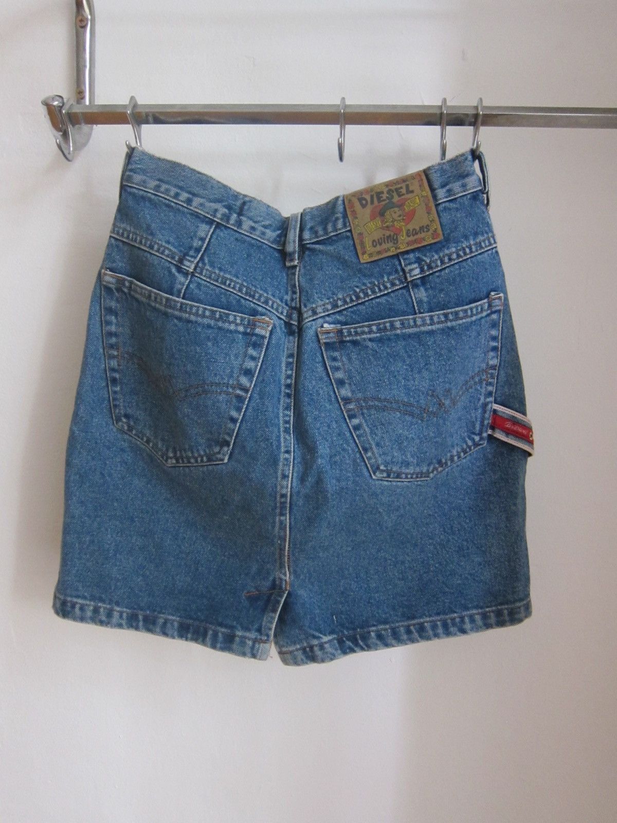 Diesel 90s Diesel Denim Skirt Size 27" / US 4 / IT 40 - 3 Thumbnail