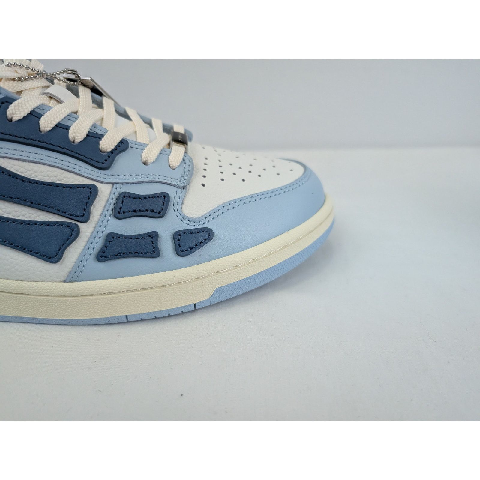 Amiri o1rshd1 Skel Top Low / Skeleton Low Top Sneakers Baby Blue Size US 12 / EU 45 - 3 Thumbnail