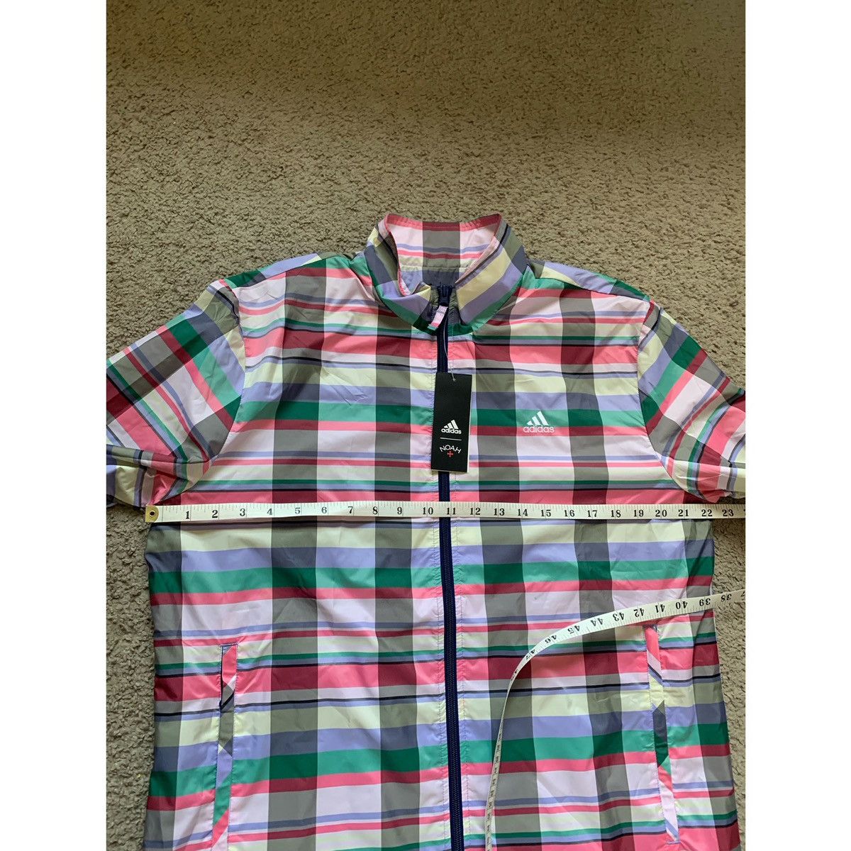 Adidas × Noah NOAH X ADIDAS LOGO PLAID TECH TRACK JACKET Size US L / EU 52-54 / 3 - 9 Thumbnail