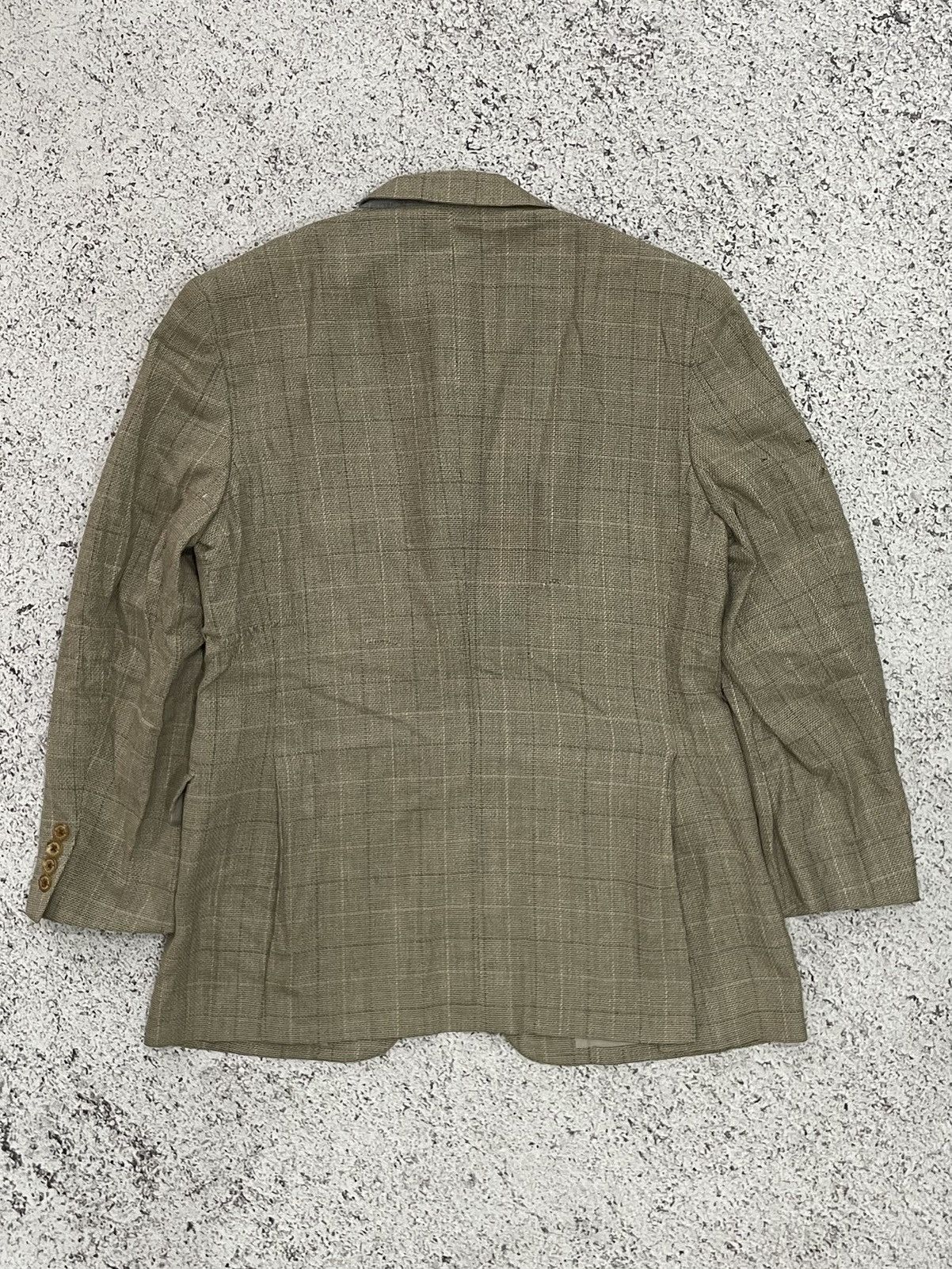 Burberry Vintage Plaid Burberry Distressed Blazer Dirty Look Jacket Size US M / EU 48-50 / 2 - 5 Thumbnail