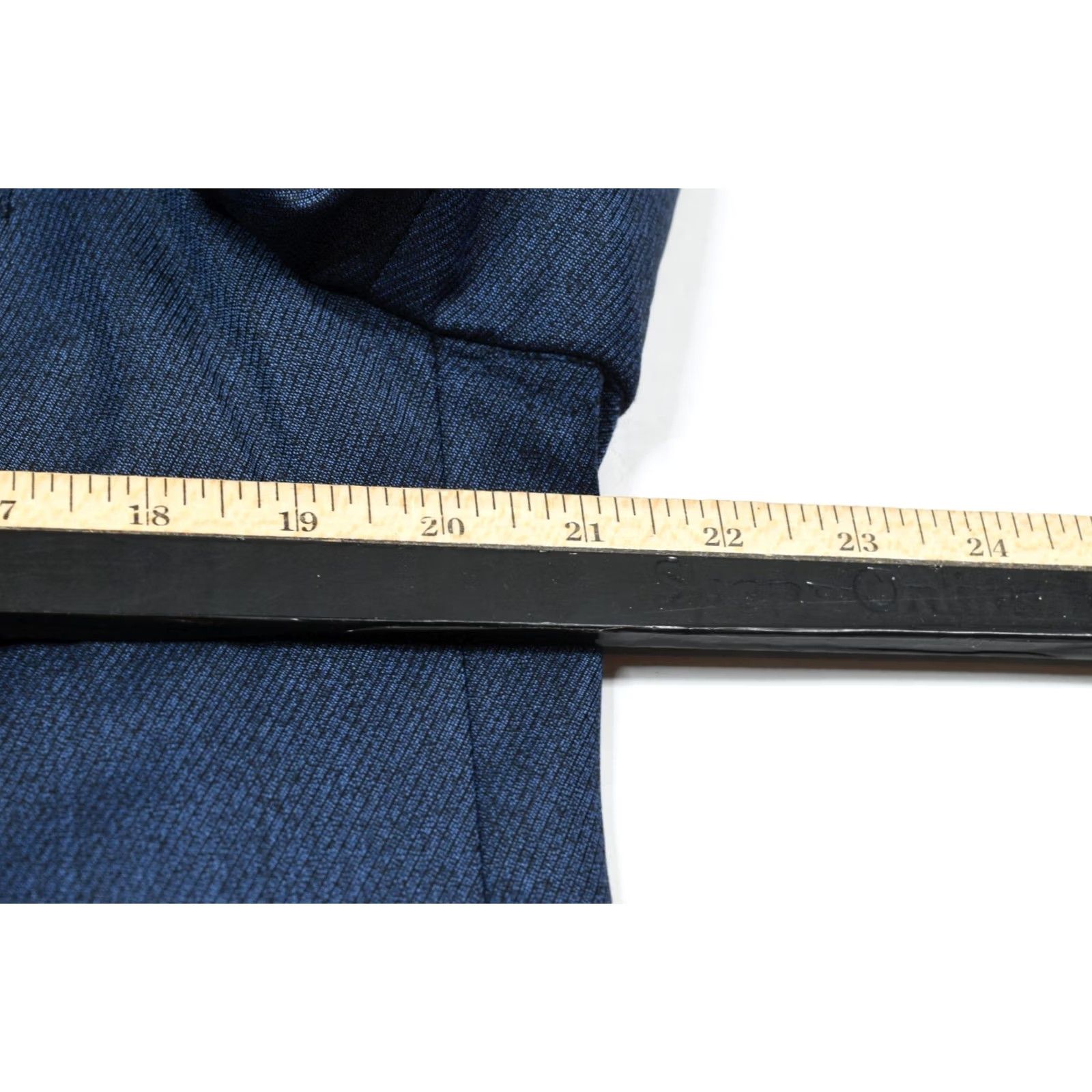 Hugo Boss HUGO BOSS Blazer Blue Wool Super 130s Guabello Two-Button Slim Fit Jacket/L Blazer Size 42R - 7 Thumbnail