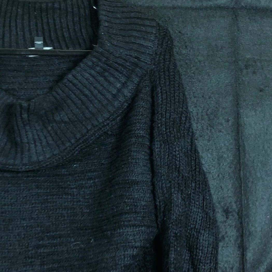Express Express Sweater Womens Black Boat Neck Long Sleeve Wool Blend Small Size S / US 4 / IT 40 - 5 Thumbnail