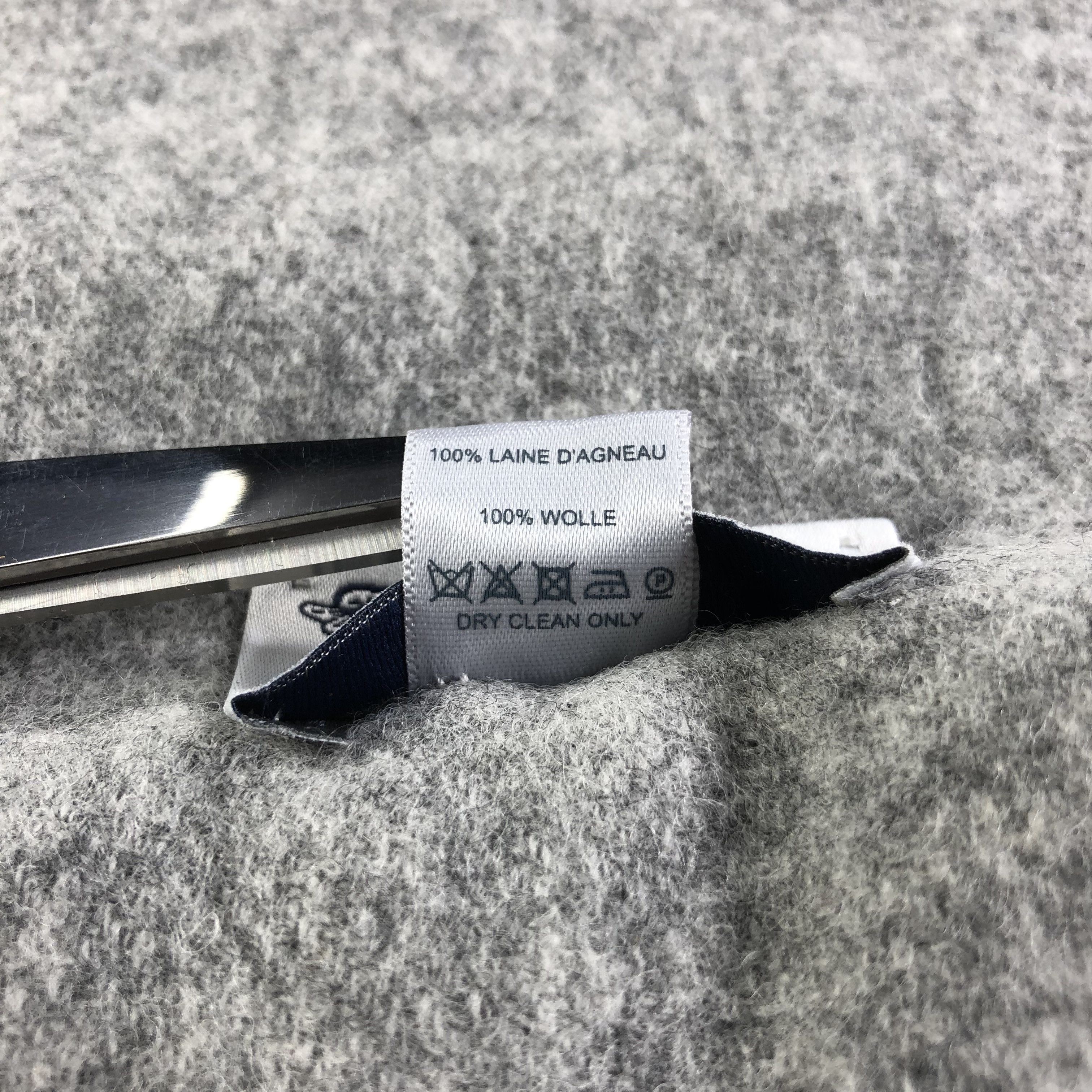 Johnstons Of Elgin Johnstons of Elgin Plain Grey Wool Scarf Muffler V1490 Size ONE SIZE - 6 Thumbnail