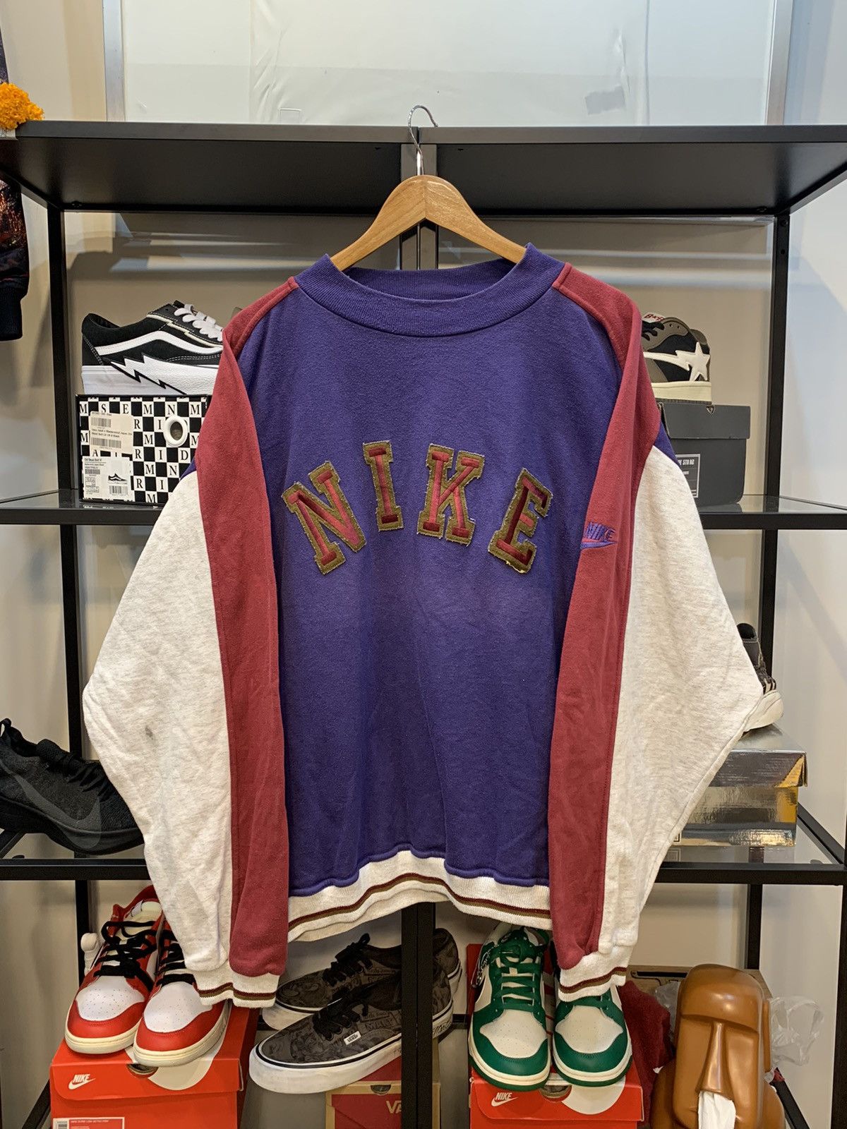 Rare Vintage Nike Spell Out 90s Sweatshirt Crewneck Sweater