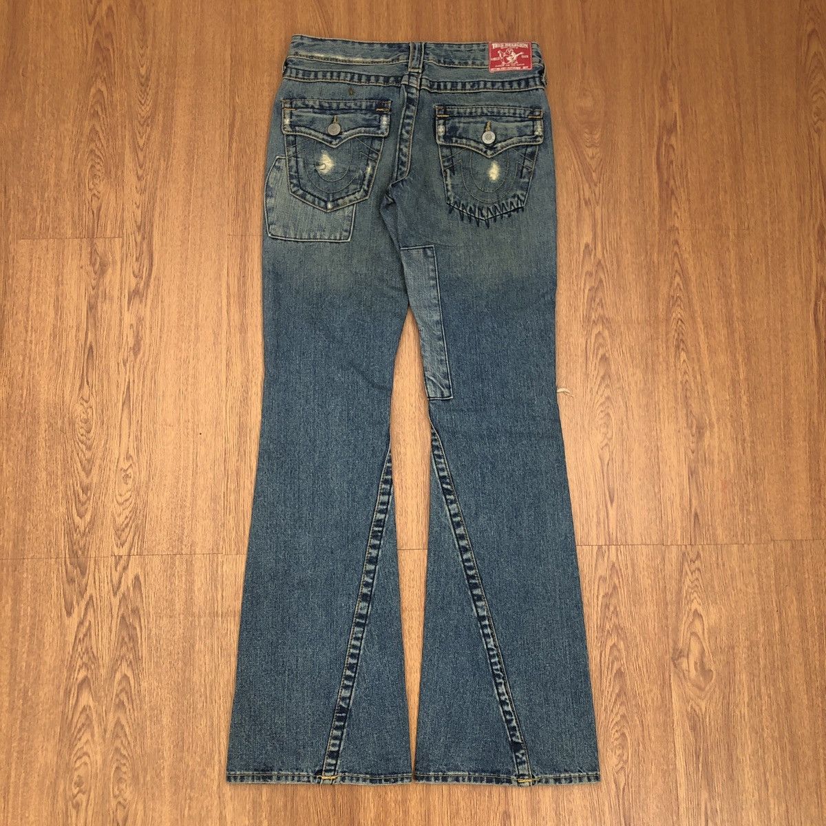 True Religion × Vintage True Religion patchwork jeans Size 30" / US 8 / IT 44 - 2 Thumbnail
