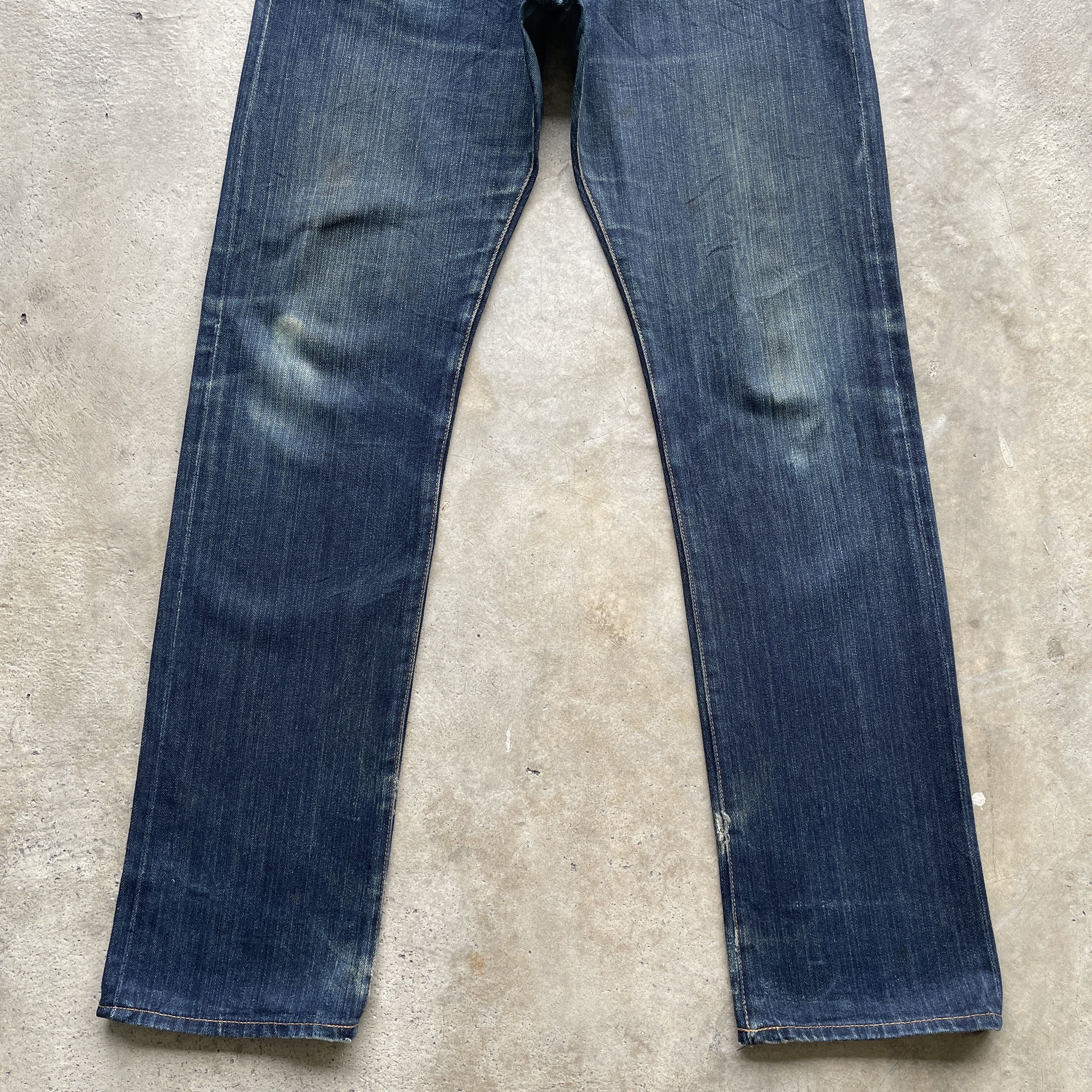 Japanese Brand × Jean Vintage Beams Dark Blue Denim Jeans Pants Japanese Brand W32 Size US 32 / EU 48 - 3 Thumbnail