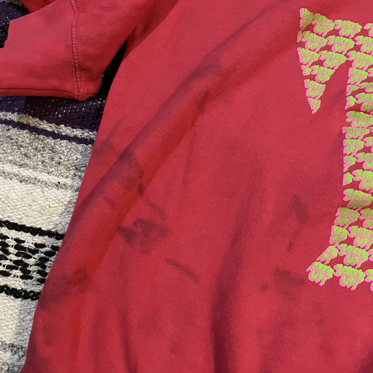 Other Desto Dubb Awful Lot Of Jokes Up Runtz Hoodie Pink XL Stains Size US XL / EU 56 / 4 - 13 Thumbnail