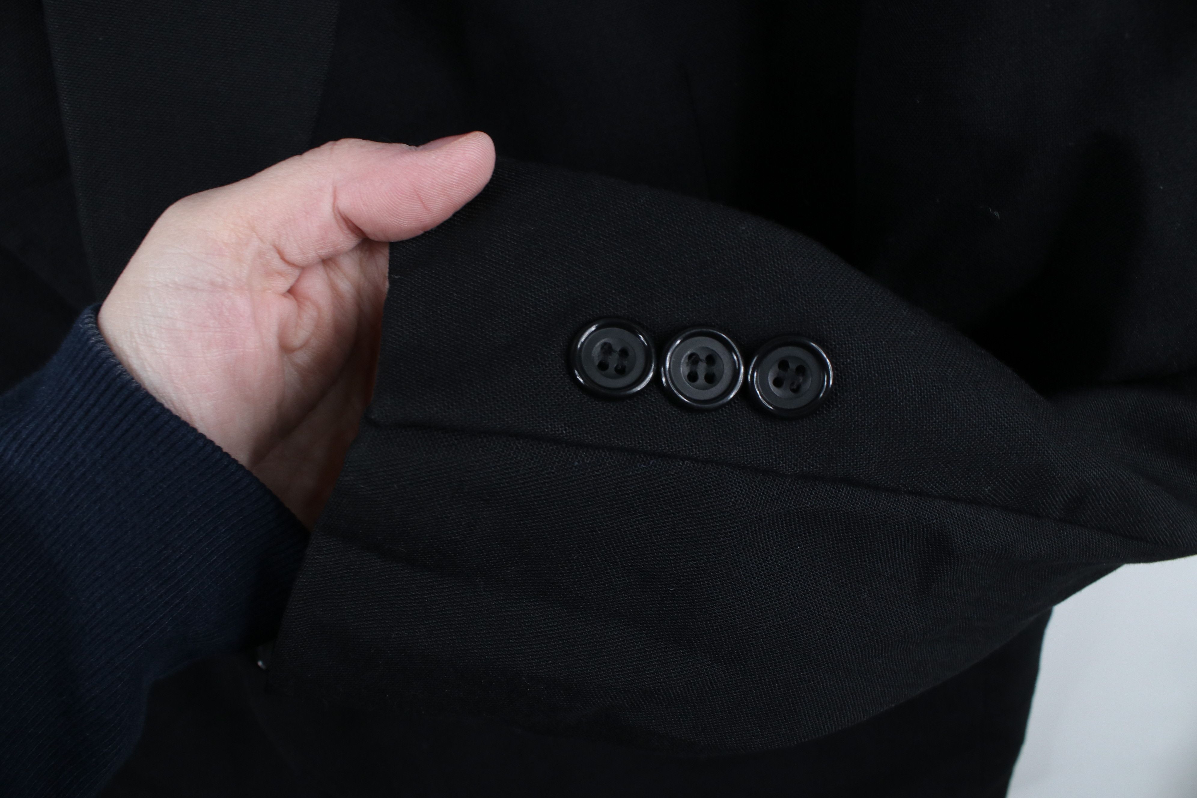 Vintage Vintage 90s Streetwear Suit Coat Blazer Jacket Black USA Size US XXL / EU 58 / 5 - 4 Thumbnail