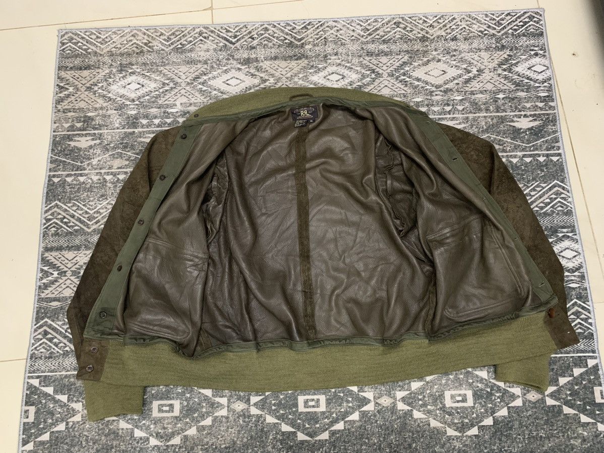 RRL Ralph Lauren 80s RRL RALPH LAUREN SUEDE LEATHER BOMBER JACKET Size US XL / EU 56 / 4 - 11 Thumbnail