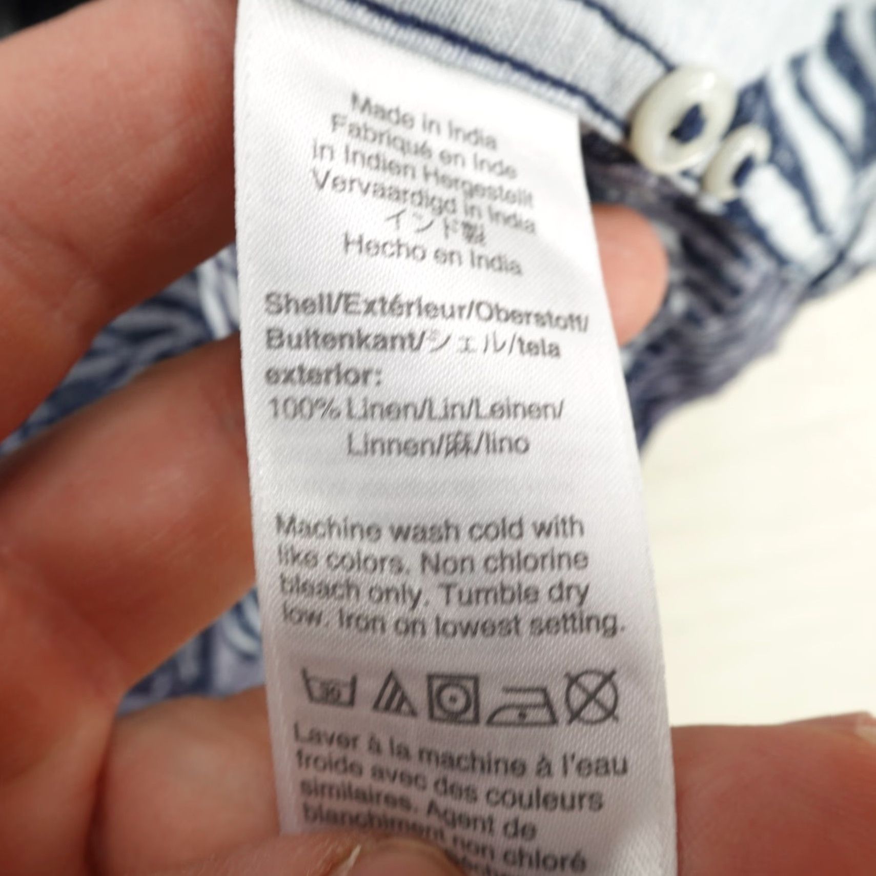 J.Crew VINTAGE J.CREW Men’s Short Sleeve Linen Button-Up Shirt 2XL Blue Palm Leaves Hawaiian Classic Size US XXL / EU 58 / 5 - 5 Thumbnail