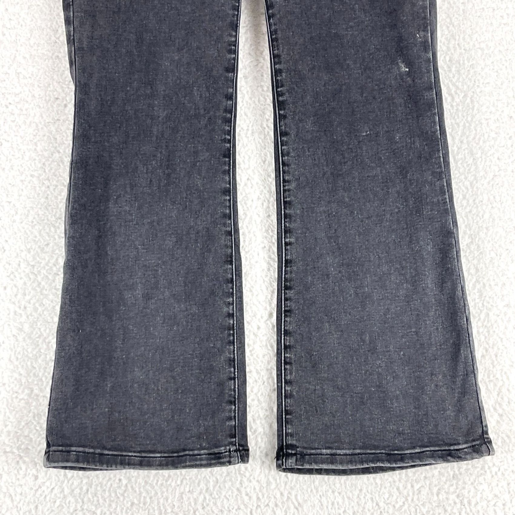 Free People Free People Jeans Womens 28 Black Denim Flare High-Rise Wide-Leg Casual Wool? Size 28" / US 6 / IT 42 - 3 Thumbnail