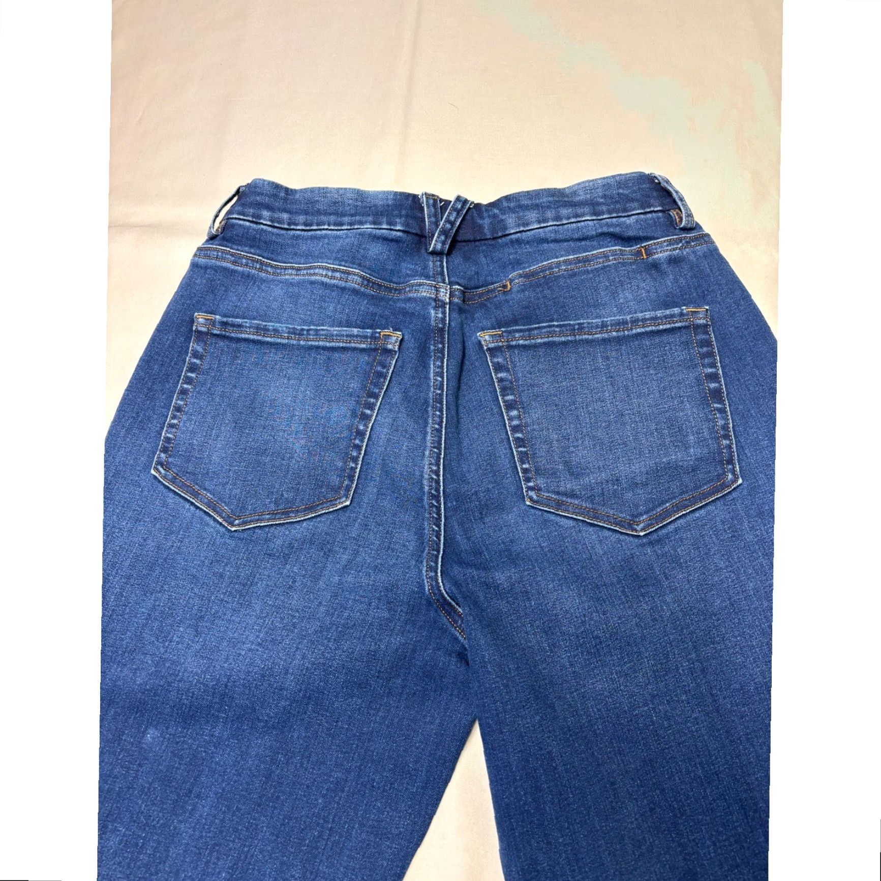 Duluth Trading Company Duluth Trading Co Womens Jeans Flared 5-Pocket Dark Wash Denim Cotton Blend Zip Button Stretch Inseam 33in W28 L32 Size 28" / US 6 / IT 42 - 7 Thumbnail