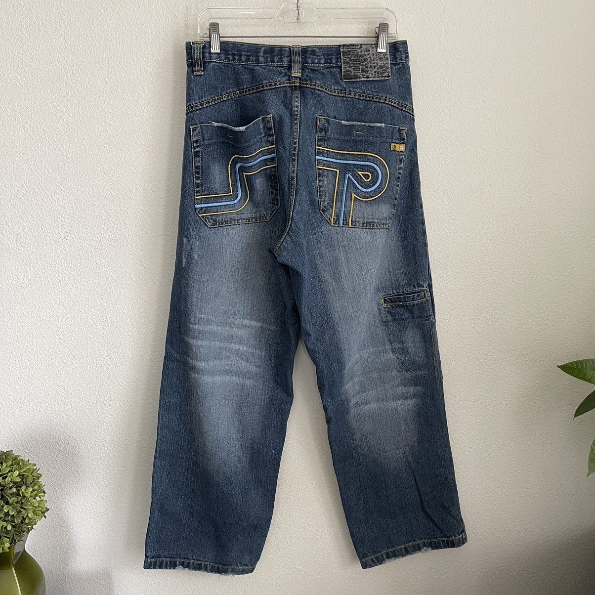 Southpole × Vintage South Pole Vintage VTG Skater Relaxed Classic Denim Jeans Size US 32 / EU 48 - 4 Thumbnail