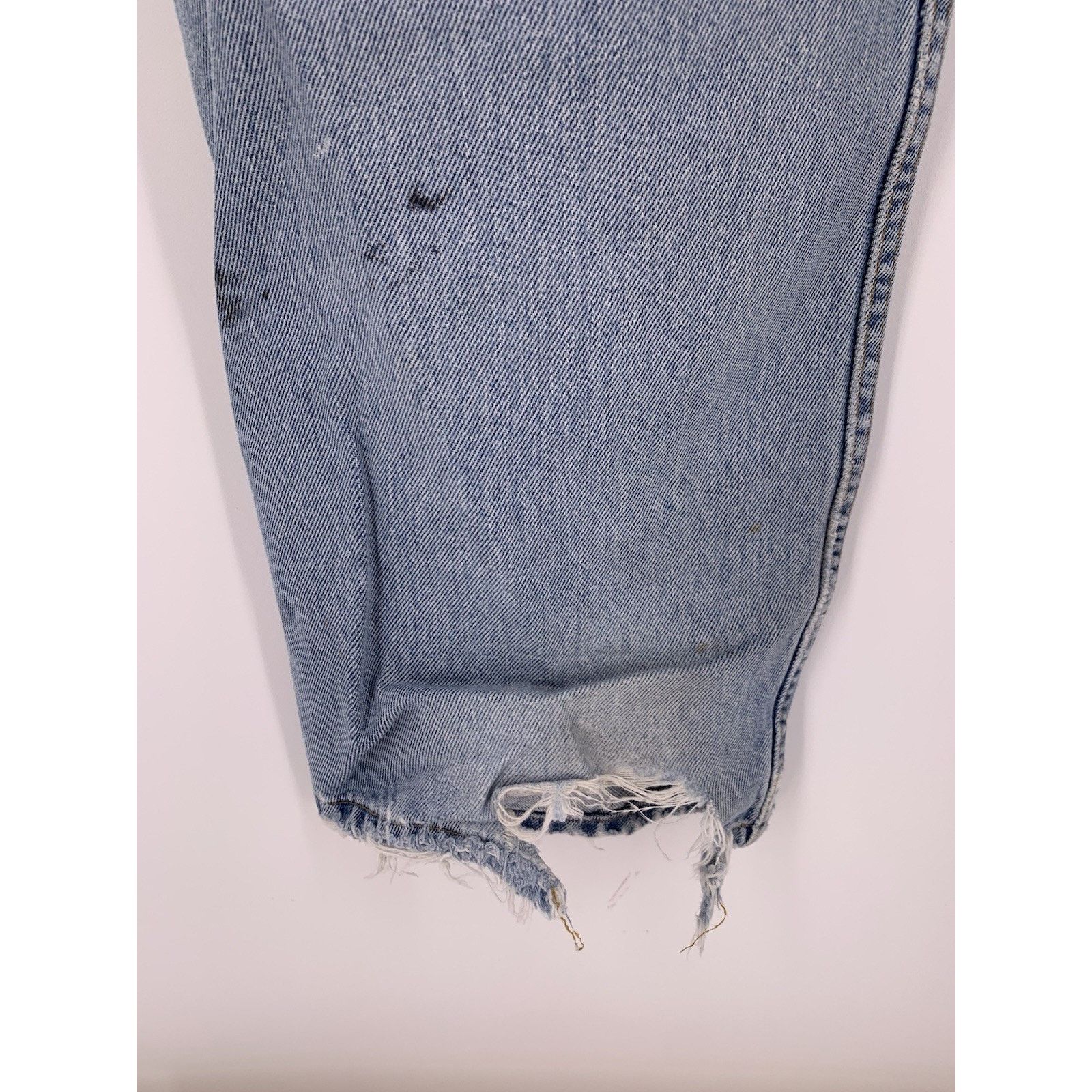 Levi's VTG Levi's 505 40x30 Blue Jeans Y2K 90s Distressed Thrashed Size US 40 / EU 56 - 12 Thumbnail