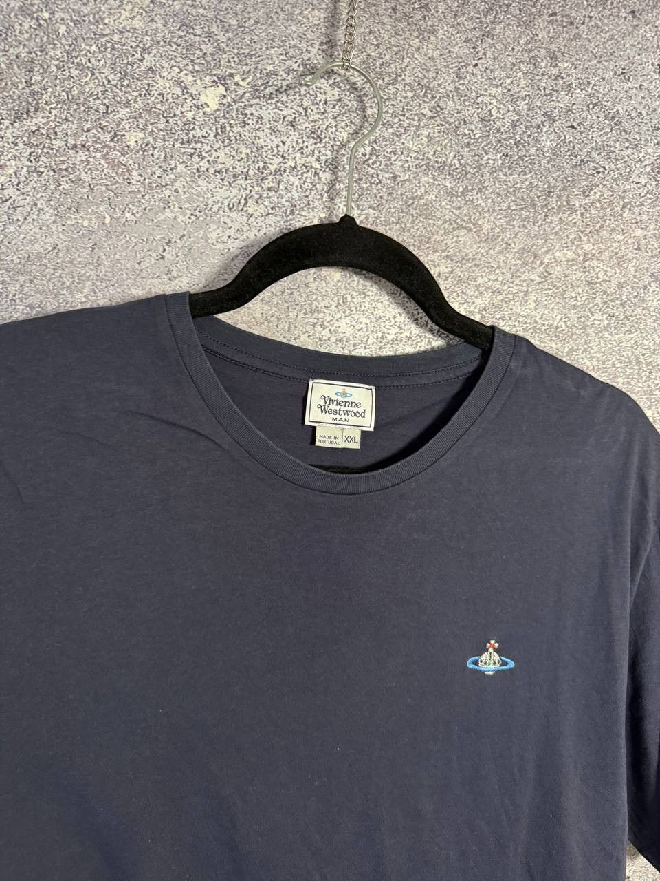 Vivienne Westwood Vivienne Westwood Orbital Embroidered Logo Blue Tee Size US XXL / EU 58 / 5 - 8 Thumbnail