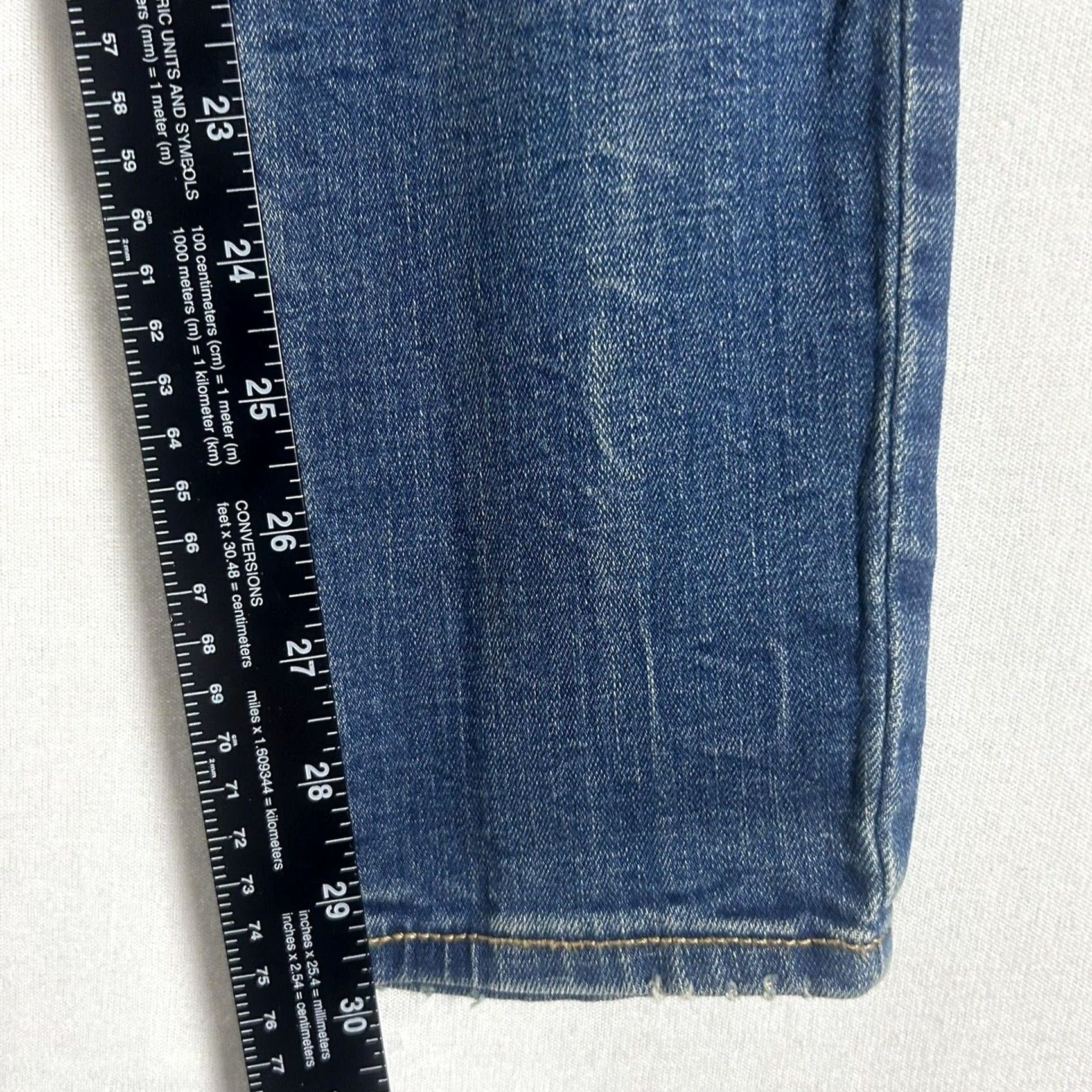 Old Navy Old Navy Rockstar Jeans Women's Size 6 Reg Skinny Stretch Denim Distressed Blue Rock Star Size 28" / US 6 / IT 42 - 7 Thumbnail