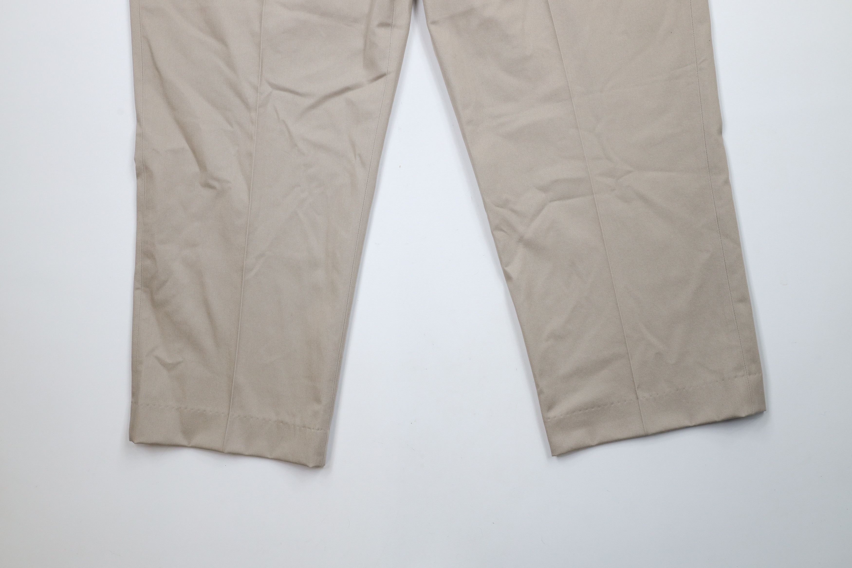 L.L. Bean × Vintage Deadstock Vintage LL Bean Chino Pants Trousers Khaki Cotton Size US 42 / EU 58 - 4 Thumbnail