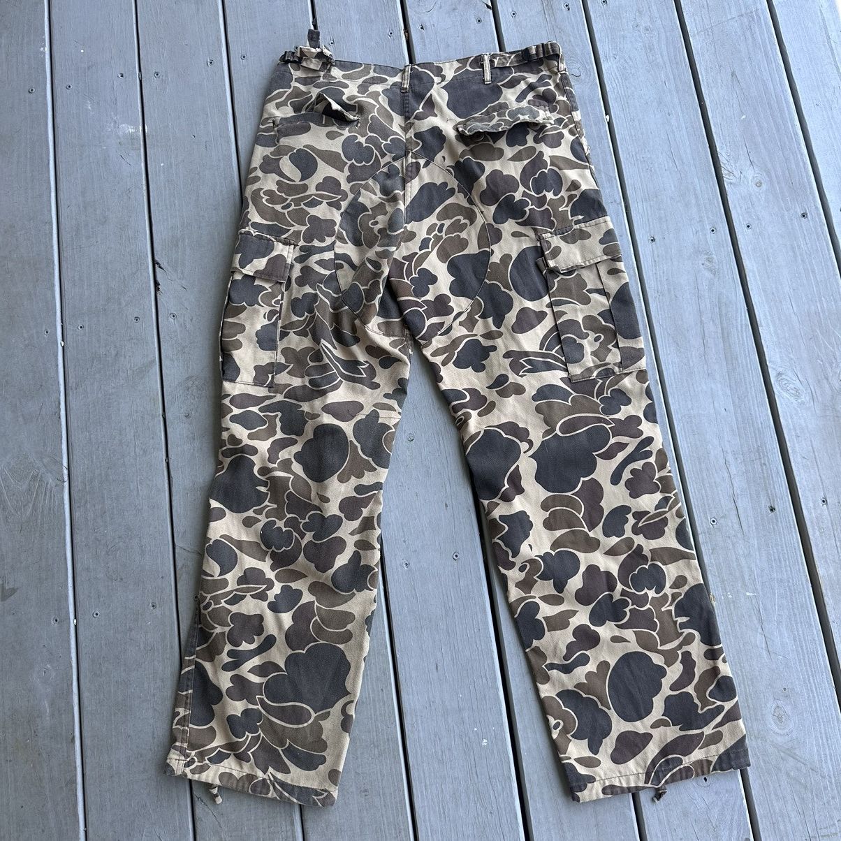 Vintage Brown duck camo pants Sz 32x30 vintage 80s Size US 32 / EU 48 - 2 Thumbnail