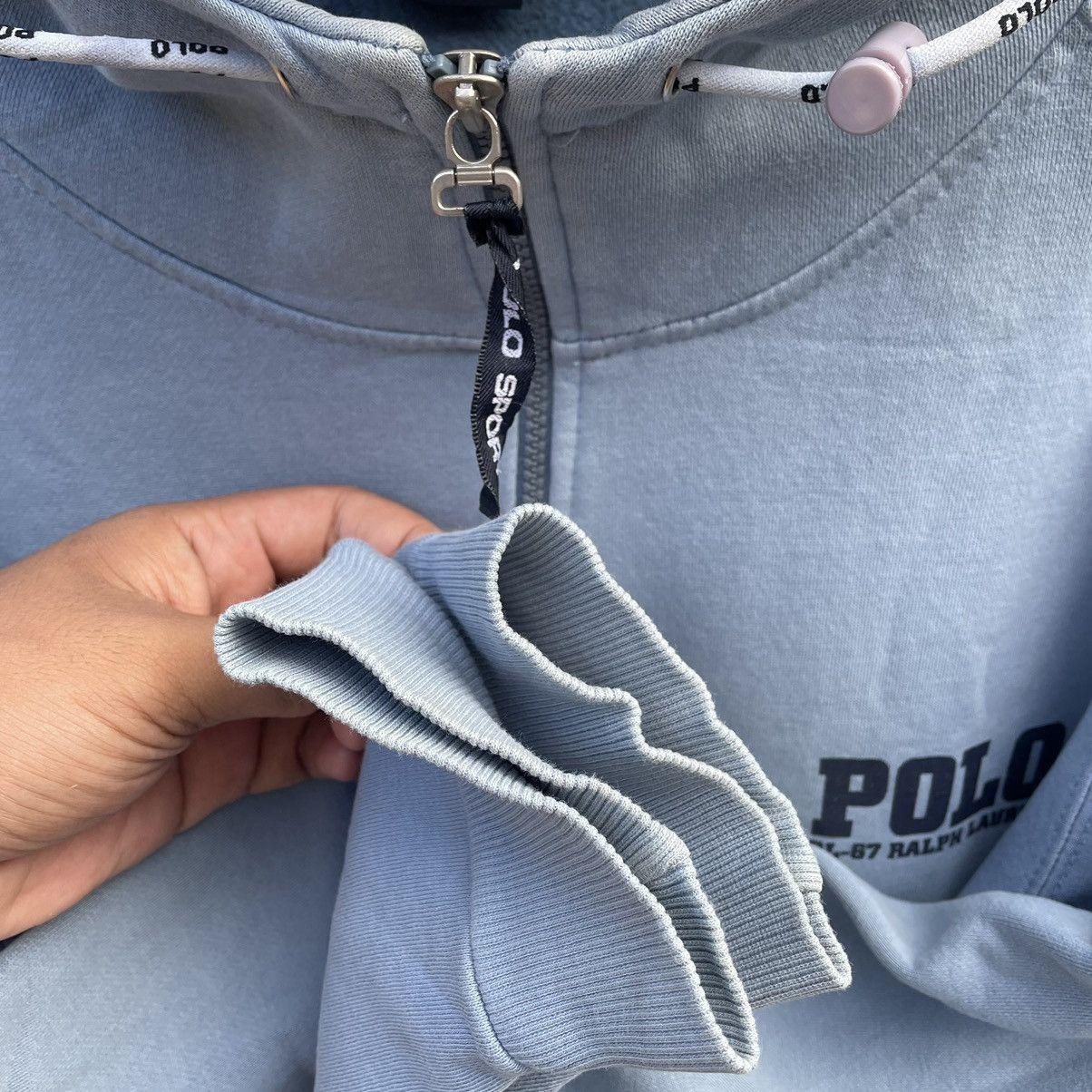 Polo Ralph Lauren × Ralph Lauren × Vintage 🔥Vintage 90s Polo Sports Ralph Lauren Full Zipper Hoodie Size US L / EU 52-54 / 3 - 11 Thumbnail