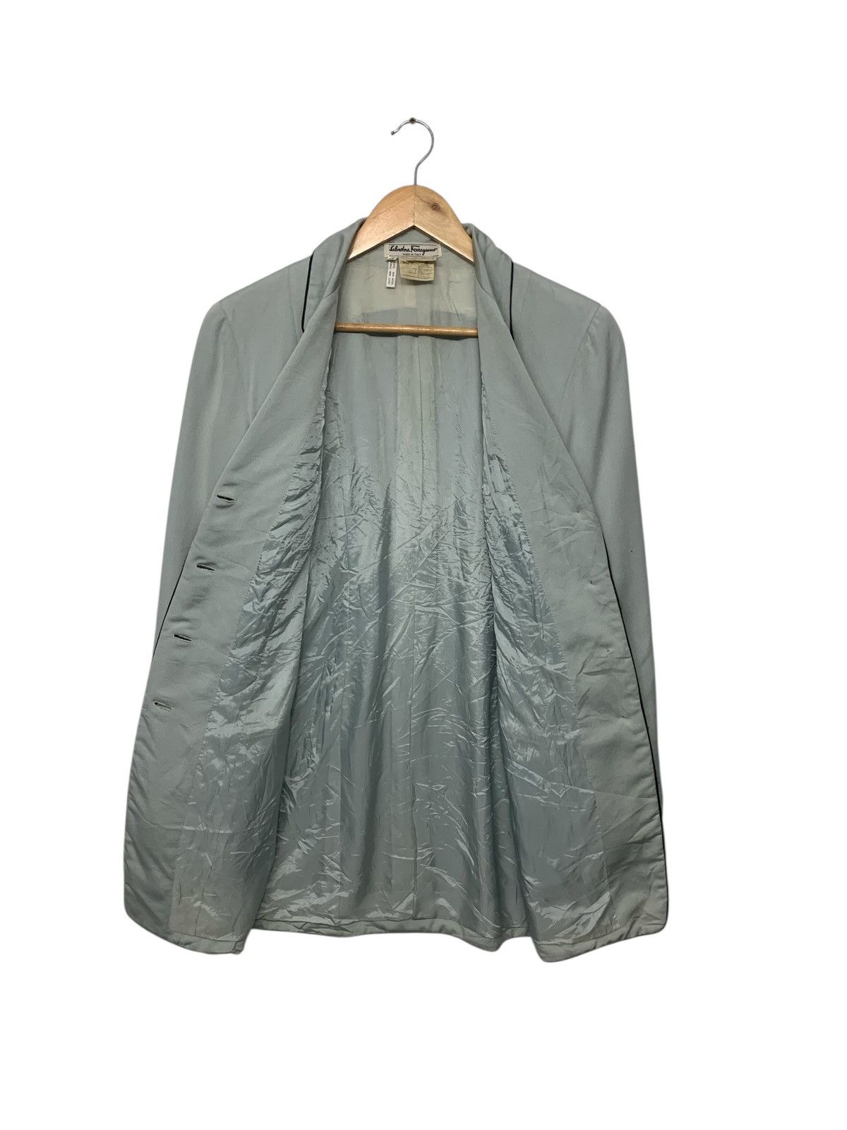 Designer × Salvatore Ferragamo × Vintage Rare Salvatore Ferragamo Button Ups Jacket Size M / US 6-8 / IT 42-44 - 3 Thumbnail