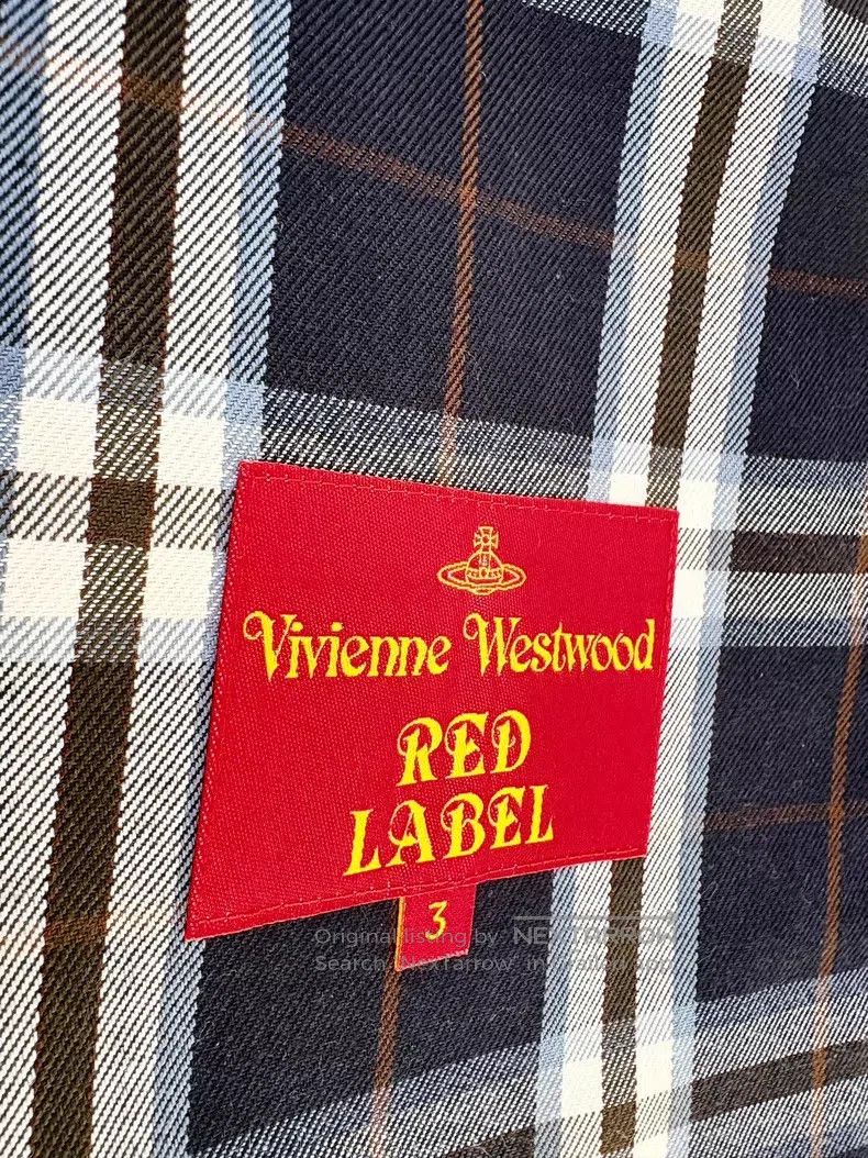 Vivienne Westwood Vivienne Westwood Vintage Blue Plaid Turn-Down Collar Satu Size L / US 10 / IT 46 - 8 Thumbnail