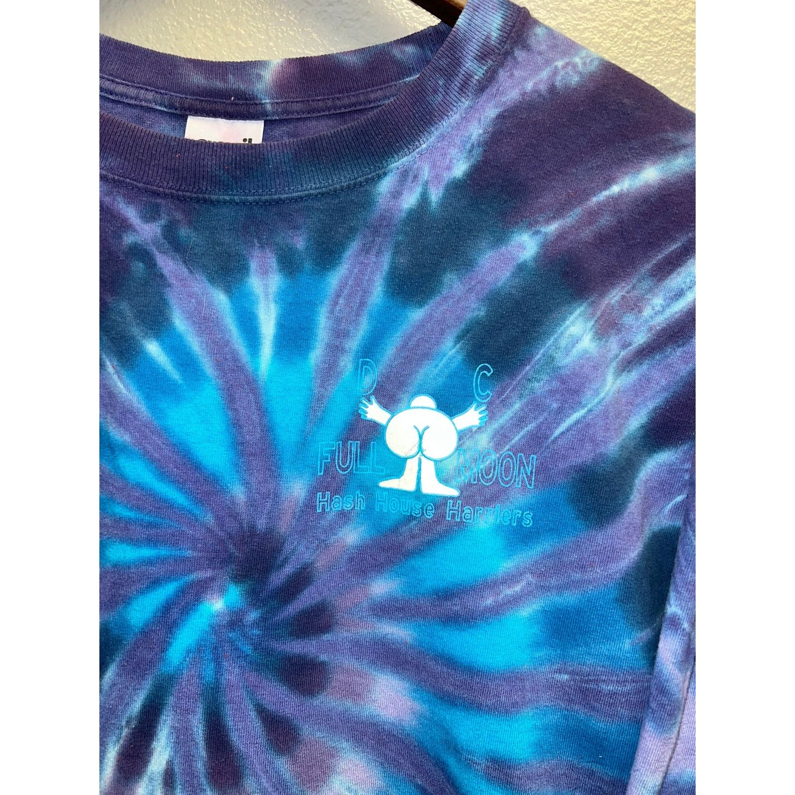 Anvil Vintage Hash House Harriers Shirt Long Sleeve Tie Dye 90s XL Size US XL / EU 56 / 4 - 3 Thumbnail