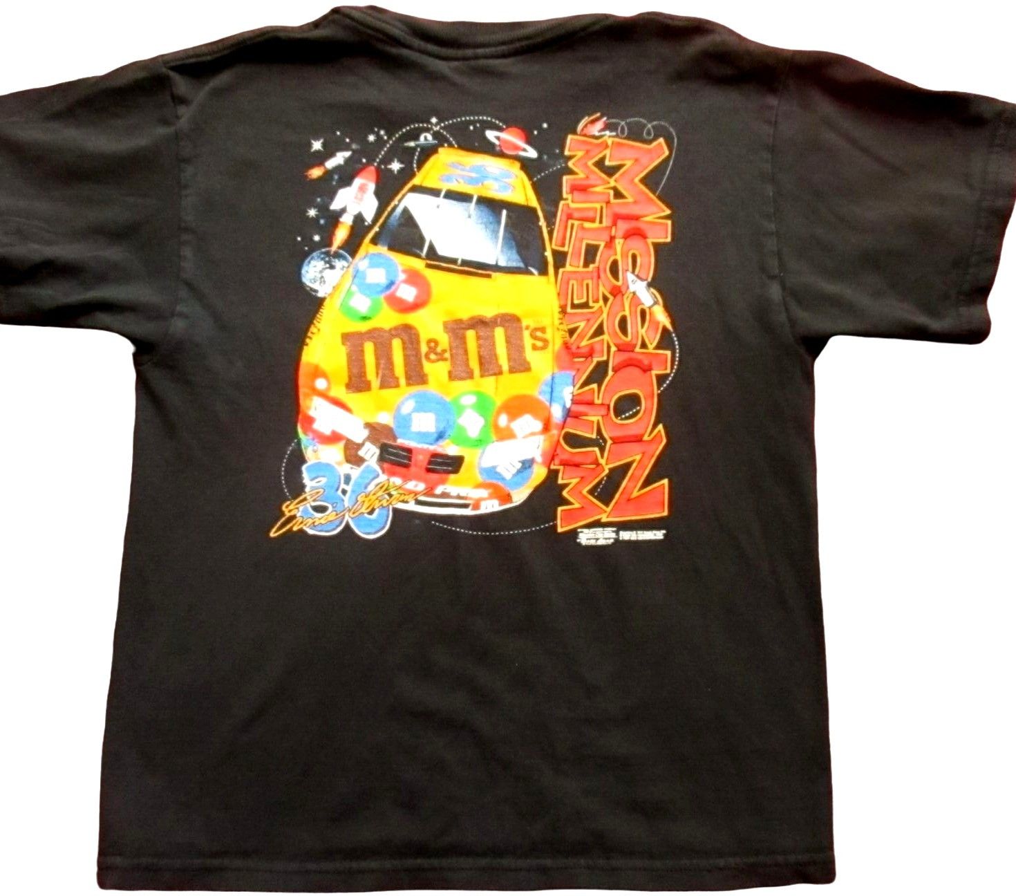 Vintage Vintage Women's T-shirt XS S 1990s Ernie Irvin #36 M&M's 199 Size XS / US 0-2 / IT 36-38 - 1 Thumbnail