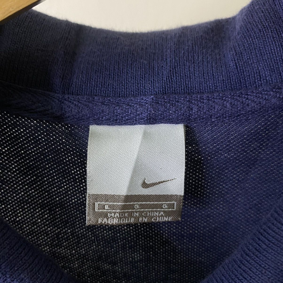Nike Vintage 2000s Nike Twin Tipped Polo Tee Size US L / EU 52-54 / 3 - 3 Thumbnail